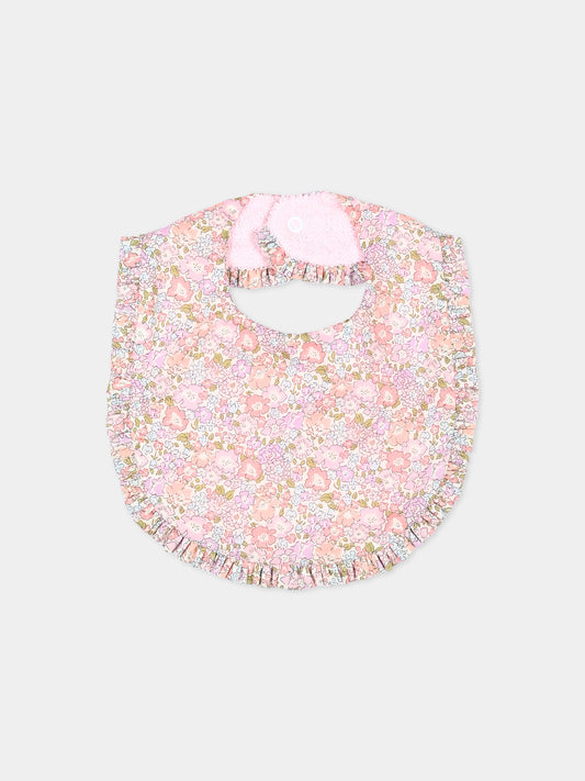 Bavaglino rosa Liberty per neonata,Pesciolino Rosso,BV FW S 264