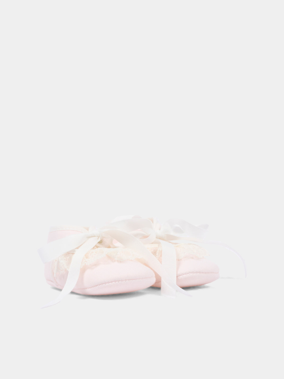 Ballerine avorio per neonata con fiocco,Paz Rodríguez,035 154224 30 T2153