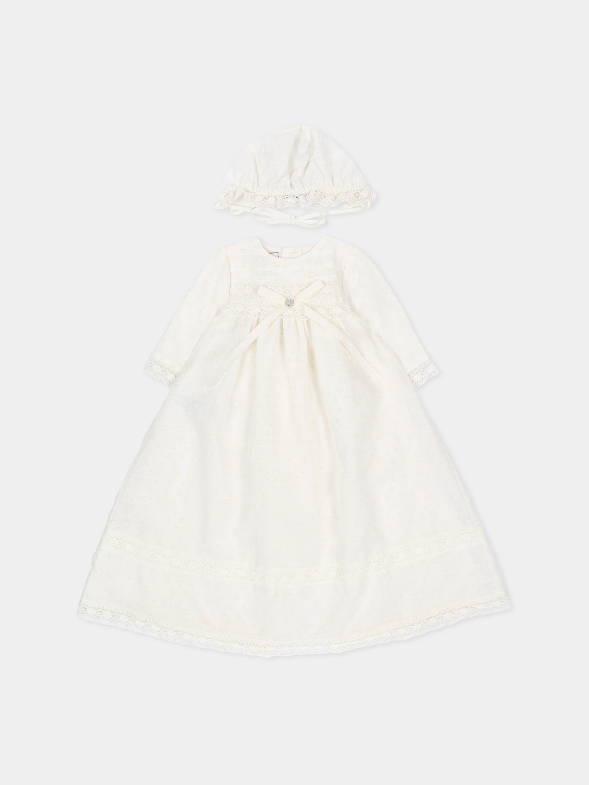 Abito elegante avorio per neonata,Paz Rodríguez,108 154020 60 T2235