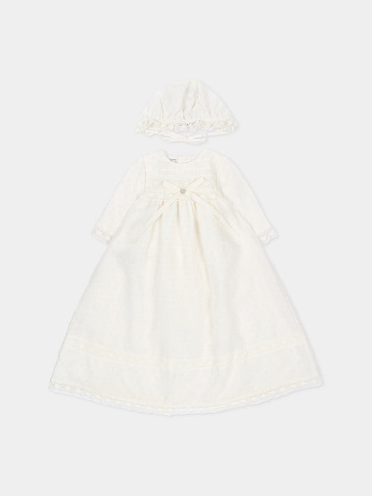 Abito elegante avorio per neonata,Paz Rodríguez,108 154020 60 T2235