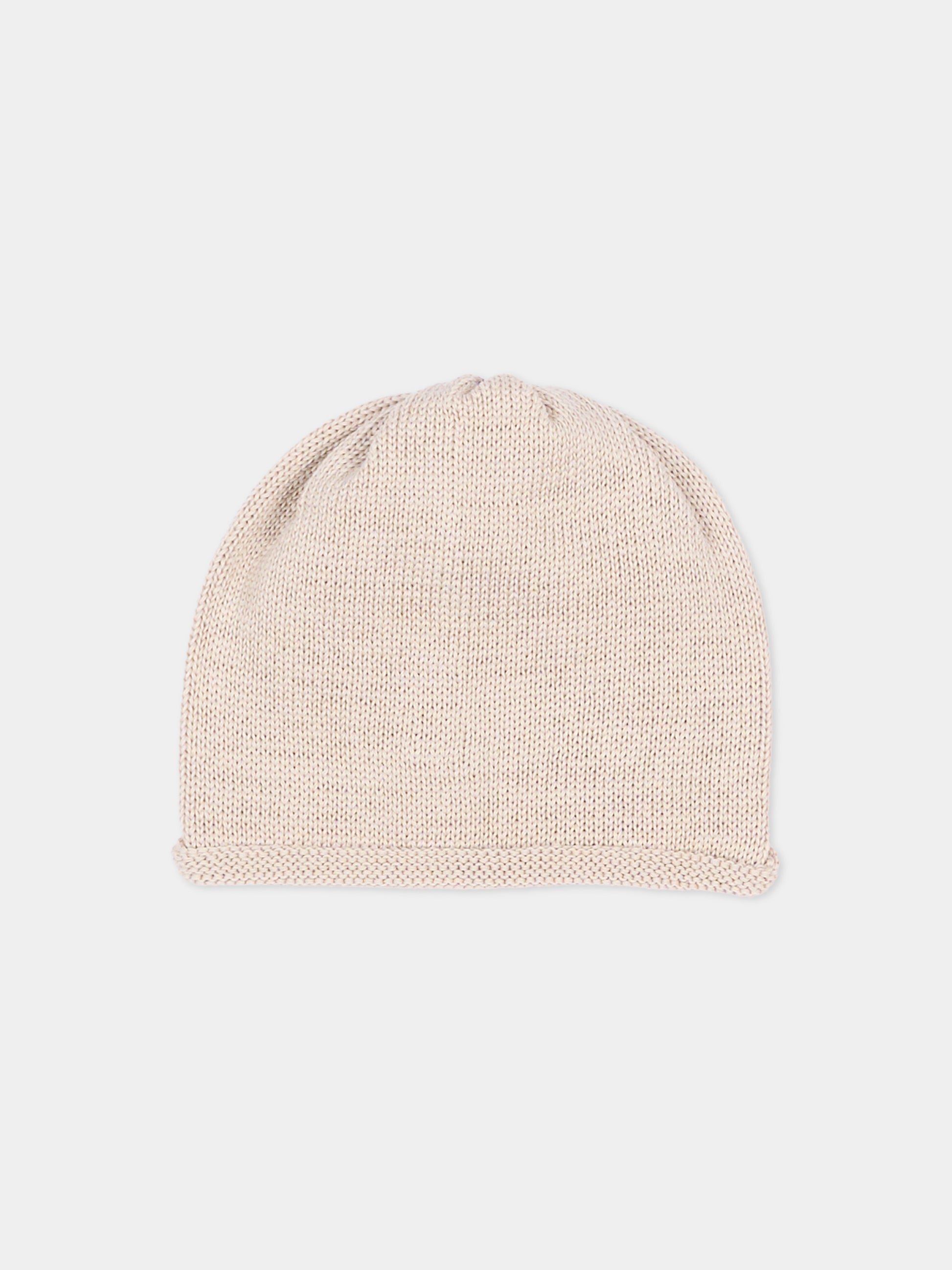 Cappellino beige per neonati,Little Bear,3019 CORDA