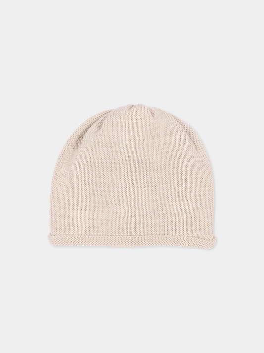 Cappellino beige per neonati,Little Bear,3019 CORDA