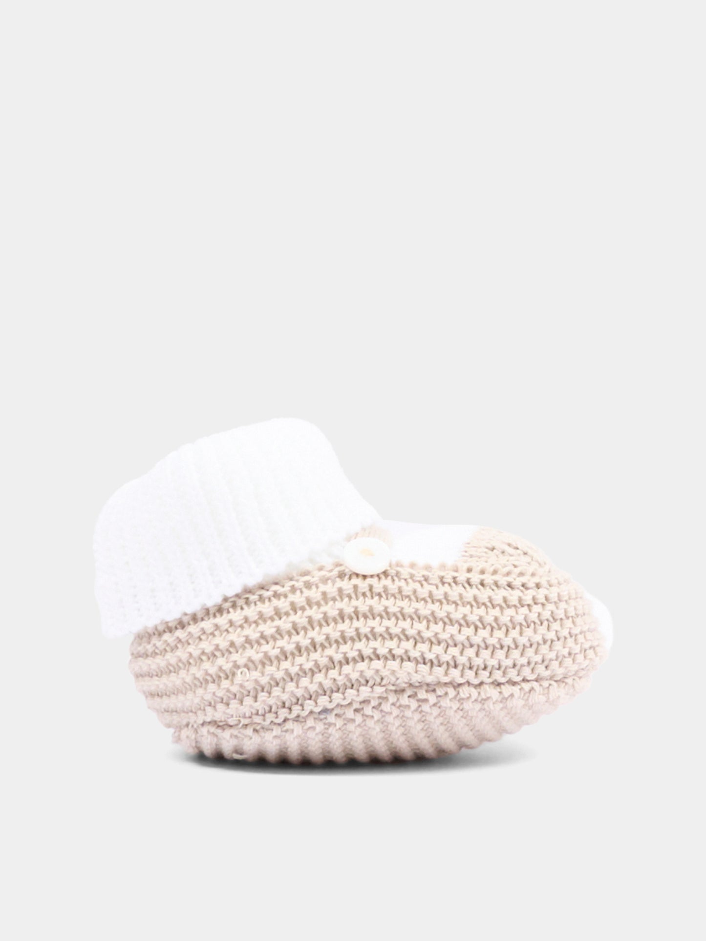 Babbucce beige per neonati,Little Bear,3140 BCO/CORDA