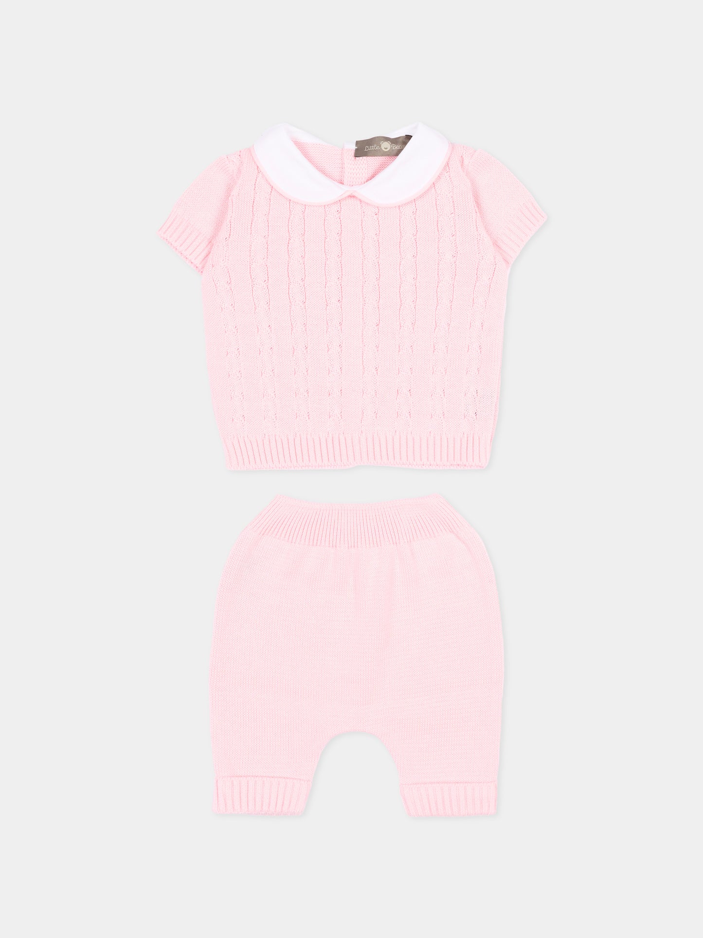 Completo nascita rosa per neonata,Little Bear,3110 ROSA M