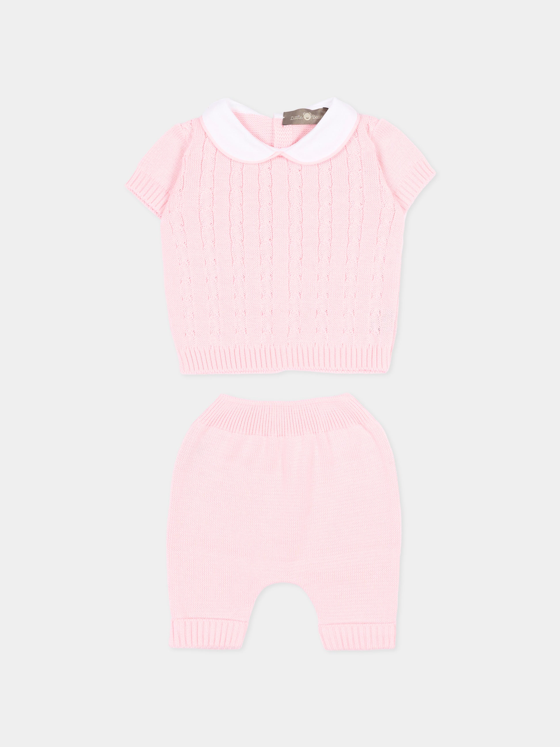 Completo nascita rosa per neonata,Little Bear,3110 ROSA M