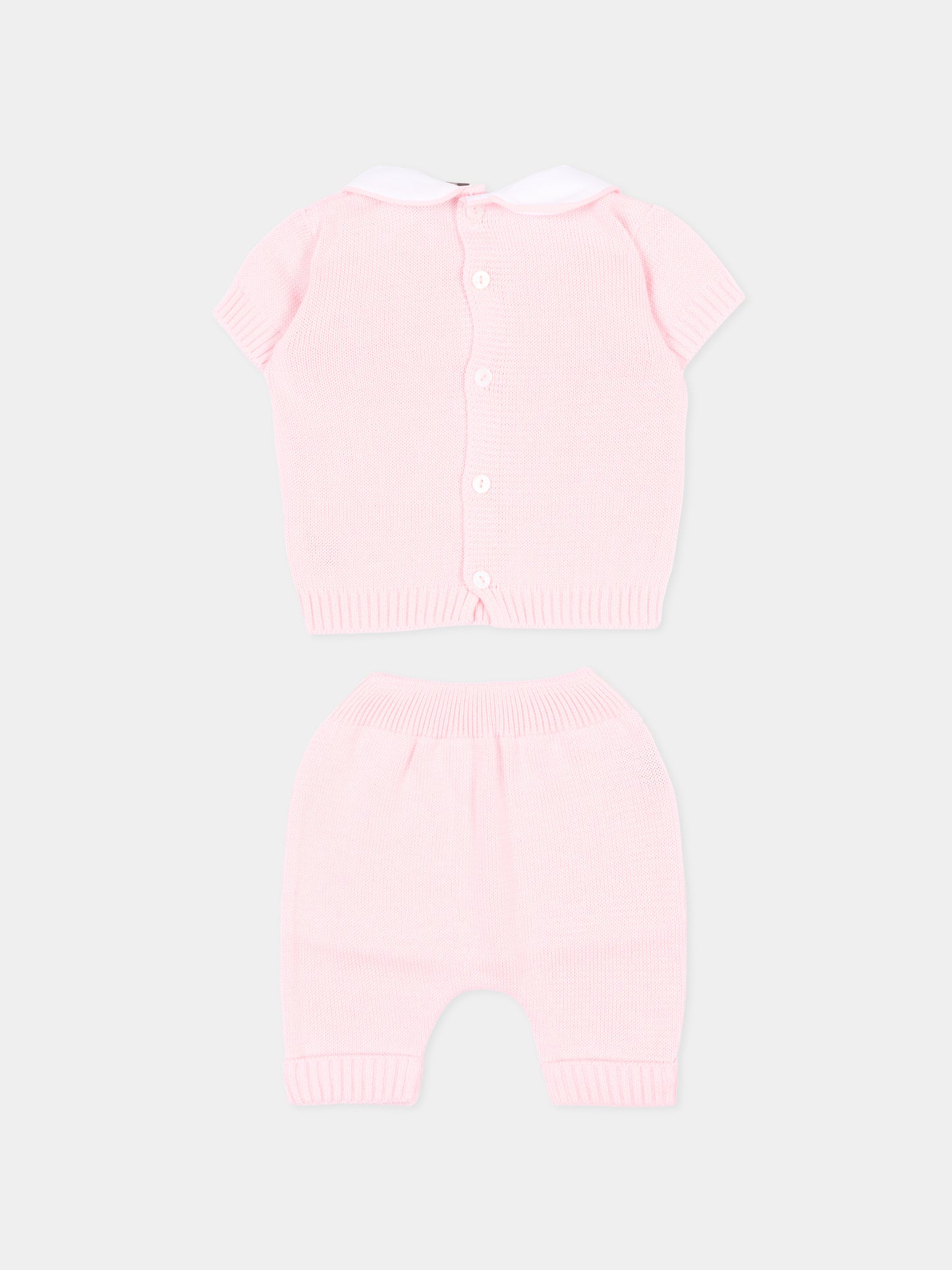 Completo nascita rosa per neonata,Little Bear,3110 ROSA M