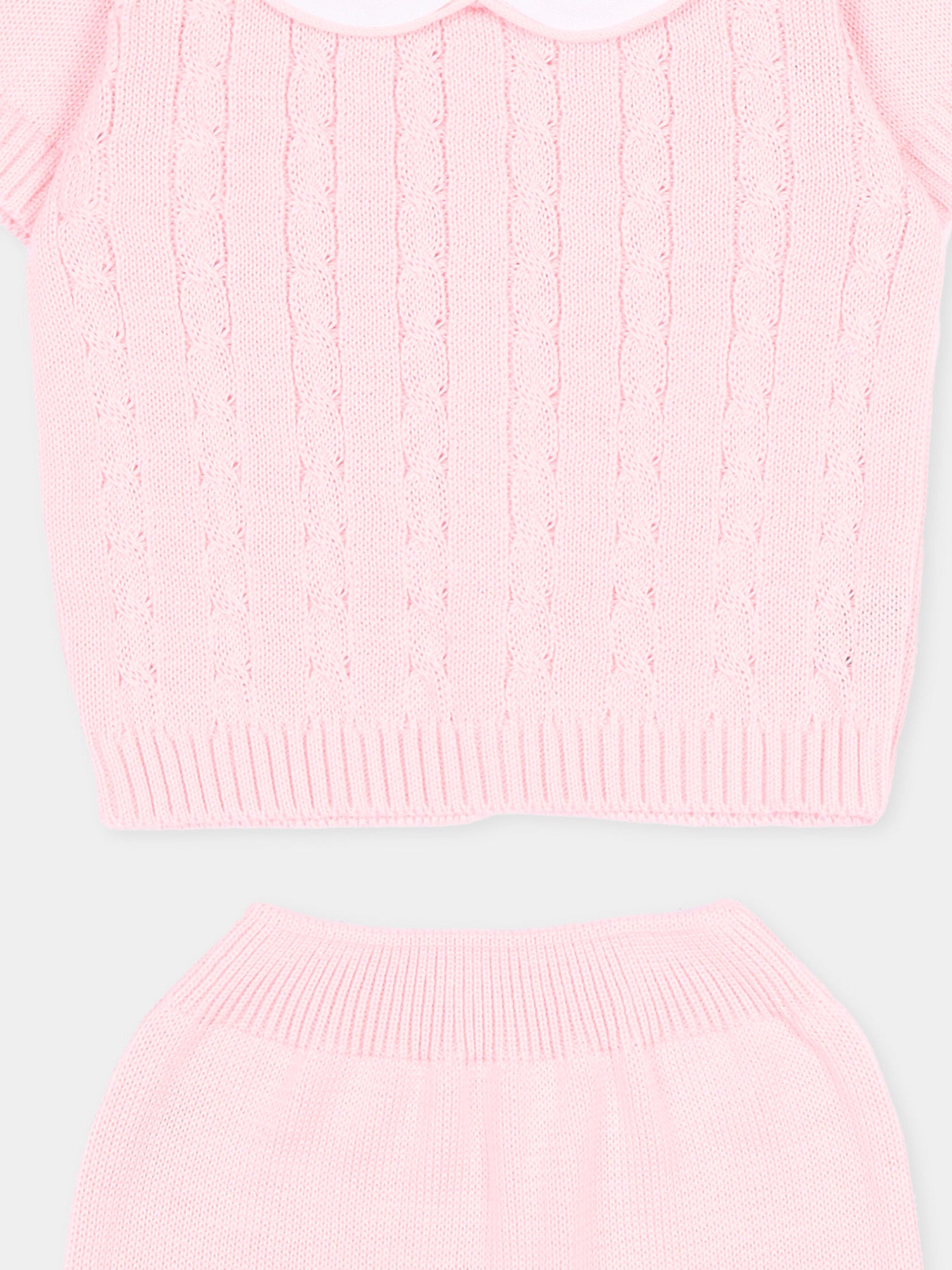 Completo nascita rosa per neonata,Little Bear,3110 ROSA M