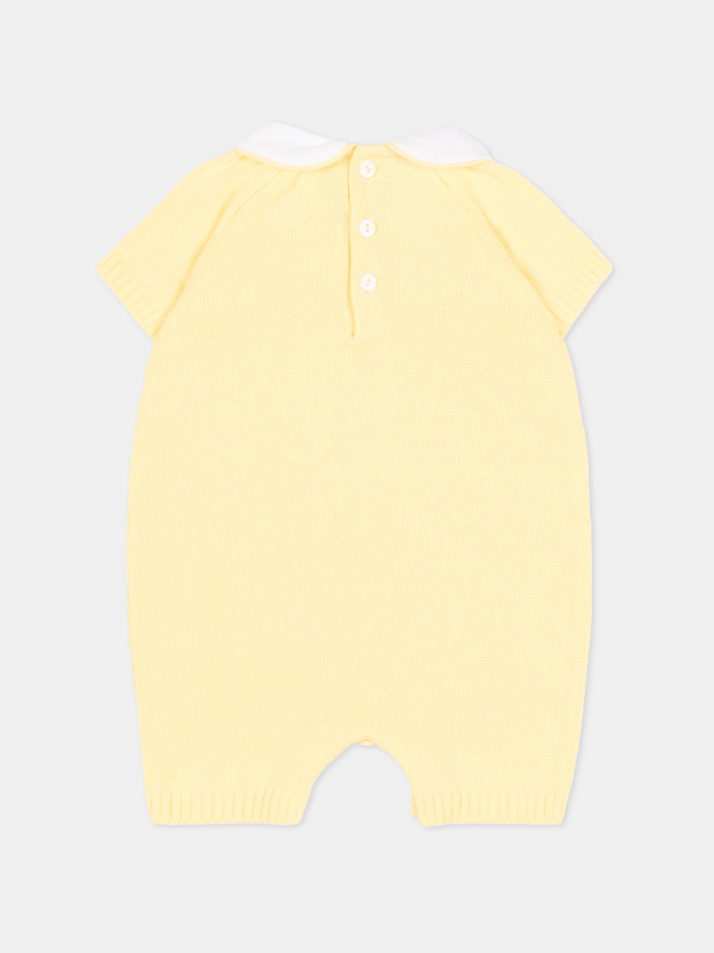 Pagliaccetto giallo per neonati con orsetto,Little Bear,3120 GIALLO