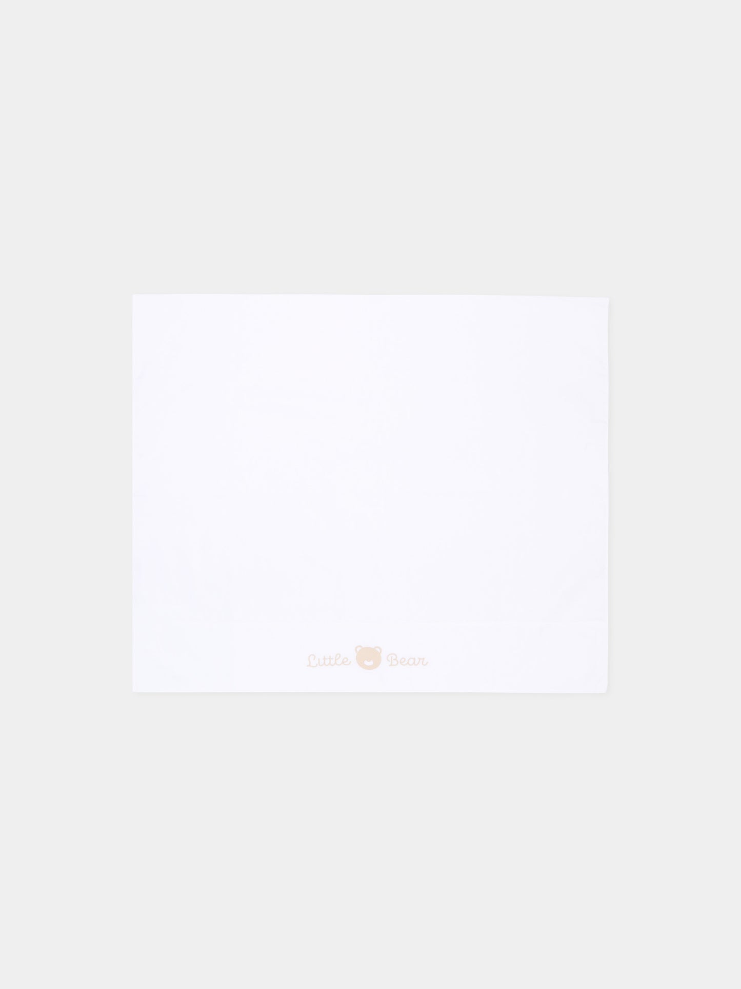 Lenzuola bianco per neonati con orsetti,Little Bear,2044 BCO/CORDA