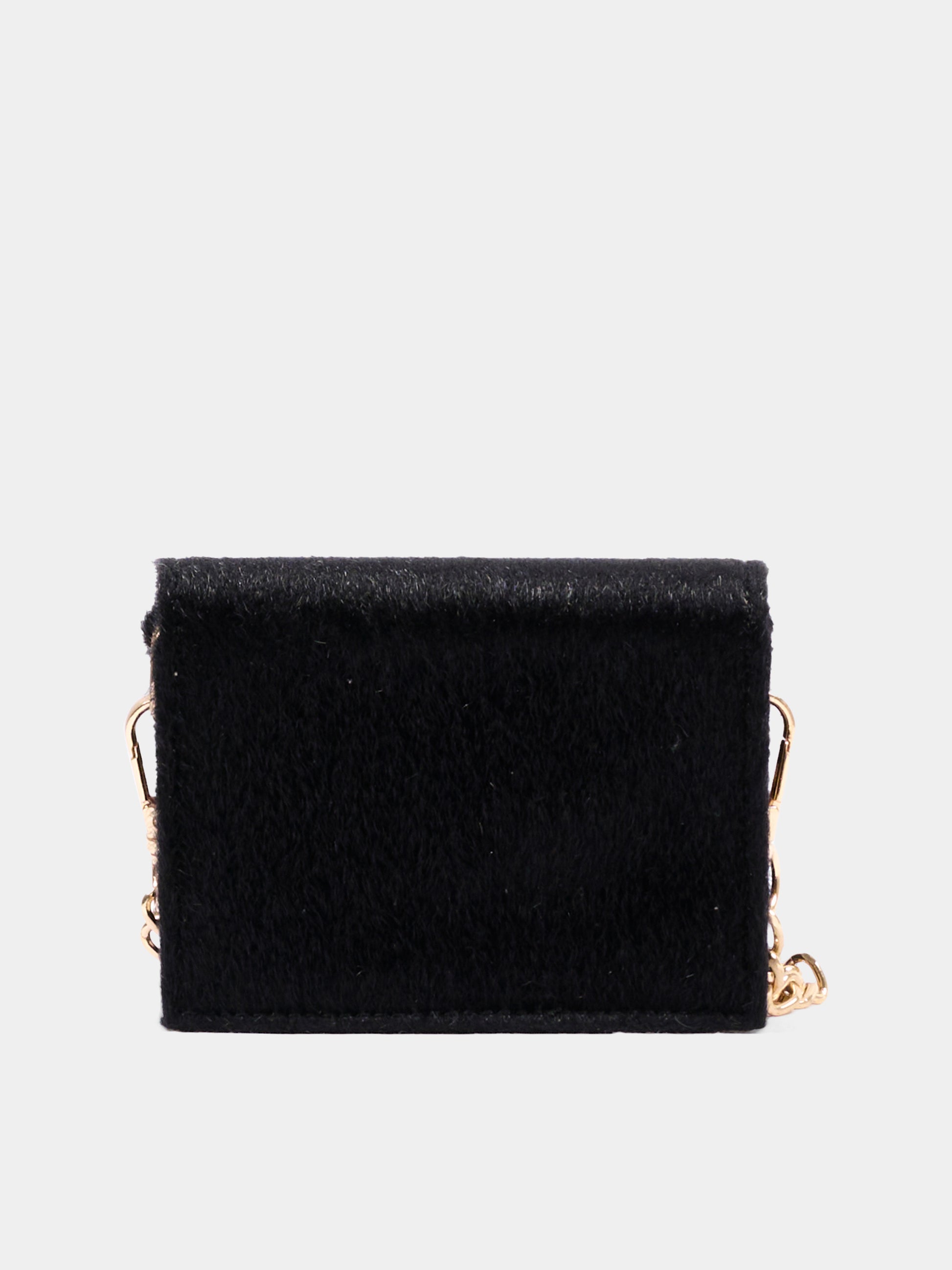Borsa nera per bambina con logo,Msgm Kids,F6MSJGBA179 110