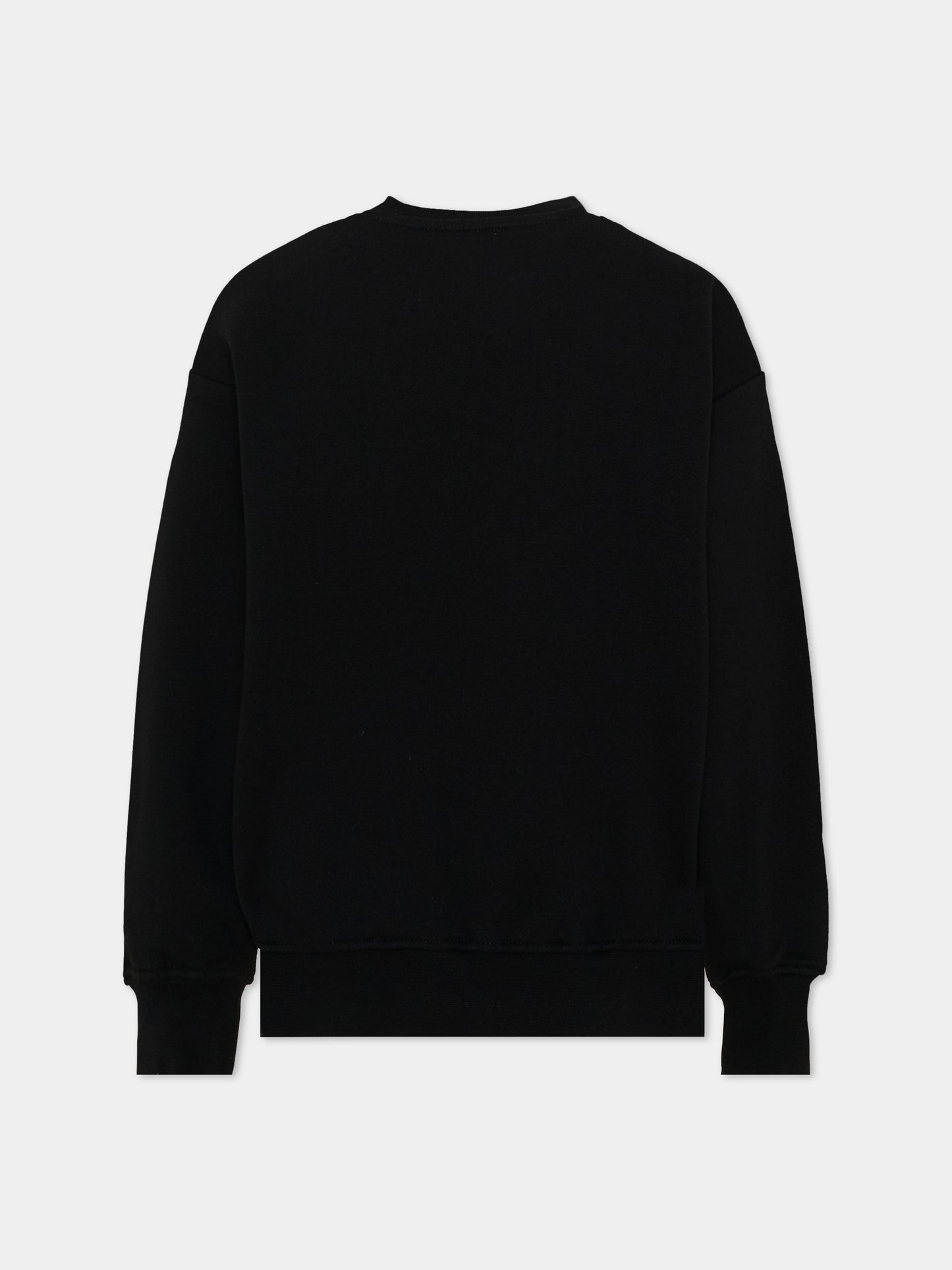 Felpa nera per bambina,Msgm Kids,F6MSJGSW208 110