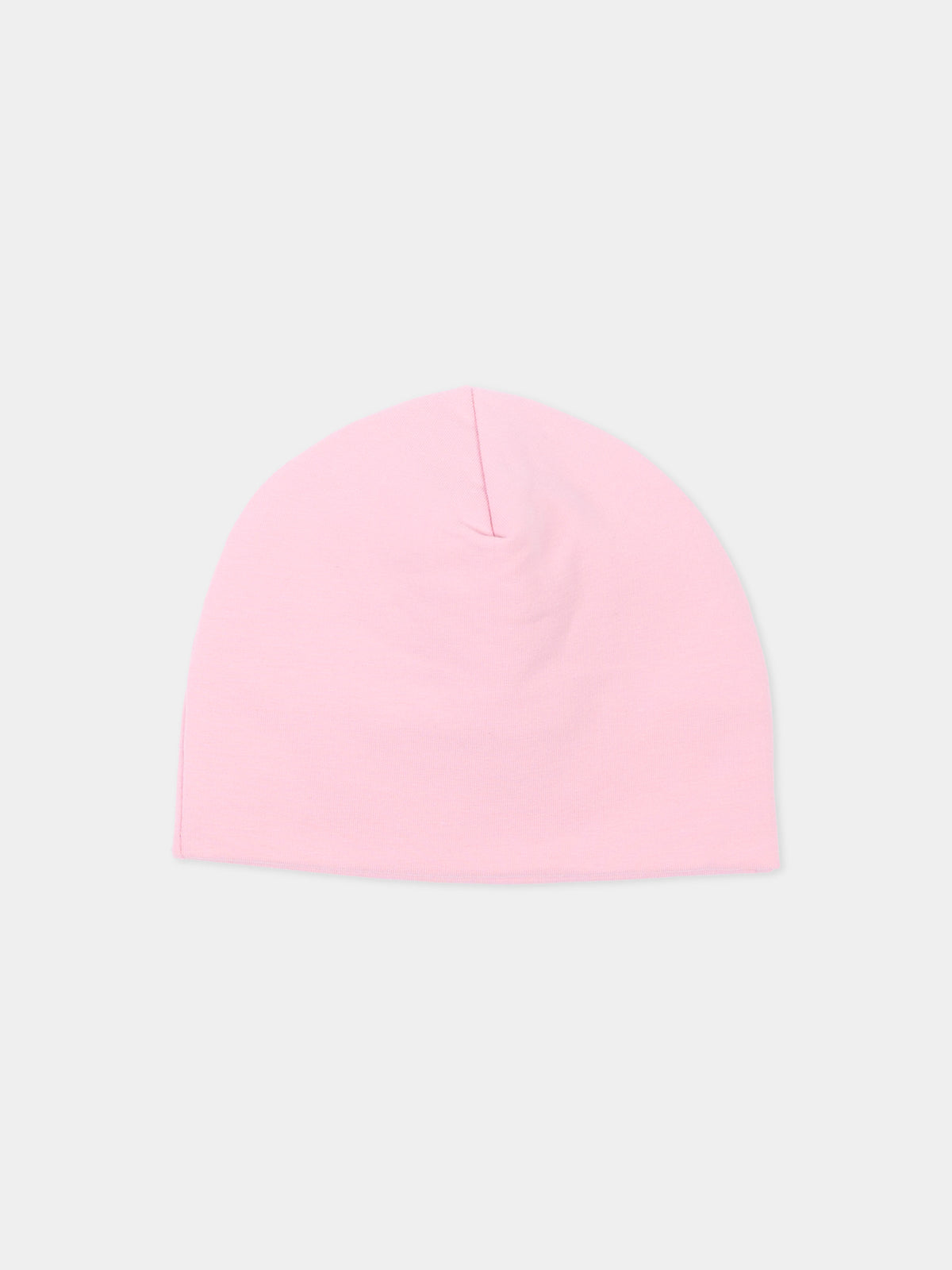Berretto rosa per neonata con logo,Msgm Kids,F6MSUNHT348 MS090
