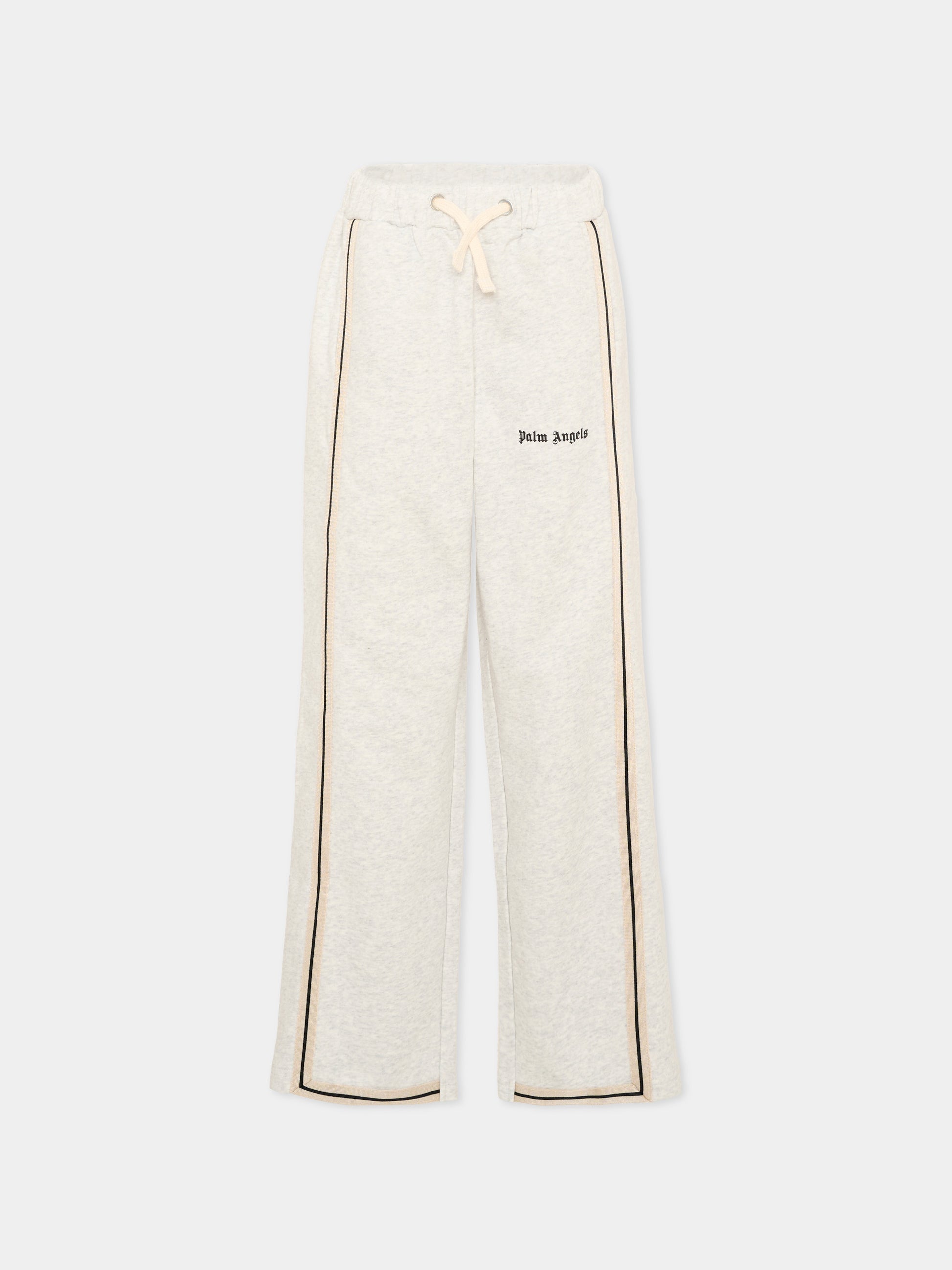 Pantalone grigio per bambino con logo,Palm Angels,F6PAJBFP027 101