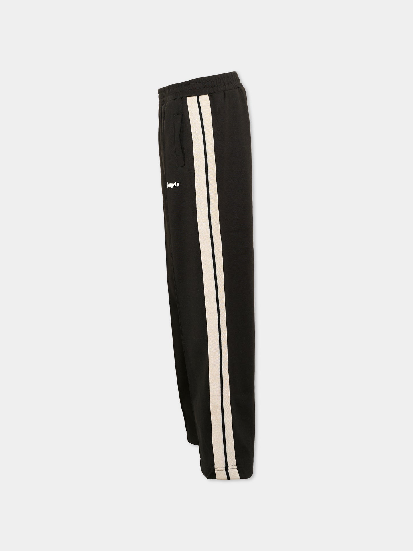 Pantalone nero per bambino con logo,Palm Angels,F6PAJBPA029 110
