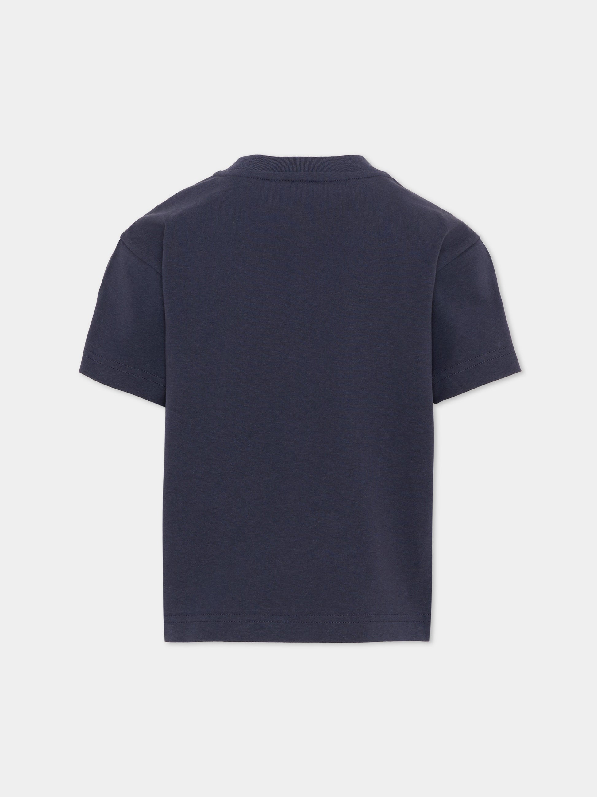 T-Shirt blu per bambini con Teddy Bear,Palm Angels,F6PAJBTH061 1528