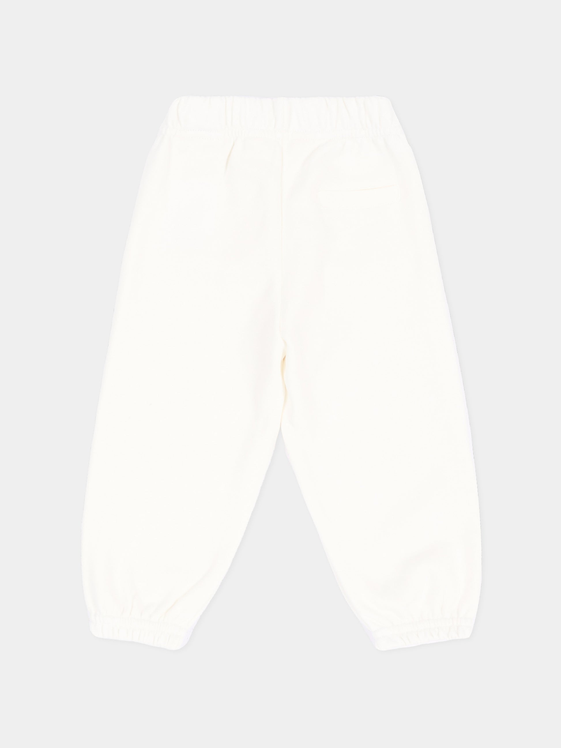 Pantalone avorio per neonata con logo,Palm Angels,F6PANGFP222 412