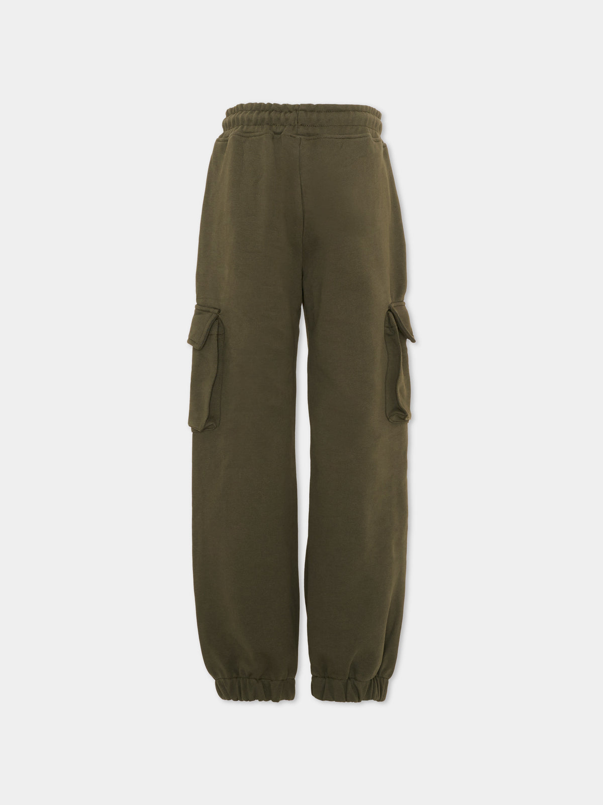 Pantalone verde per bambino cargo,County Of Milan Kids,F6CMJBFP050 082