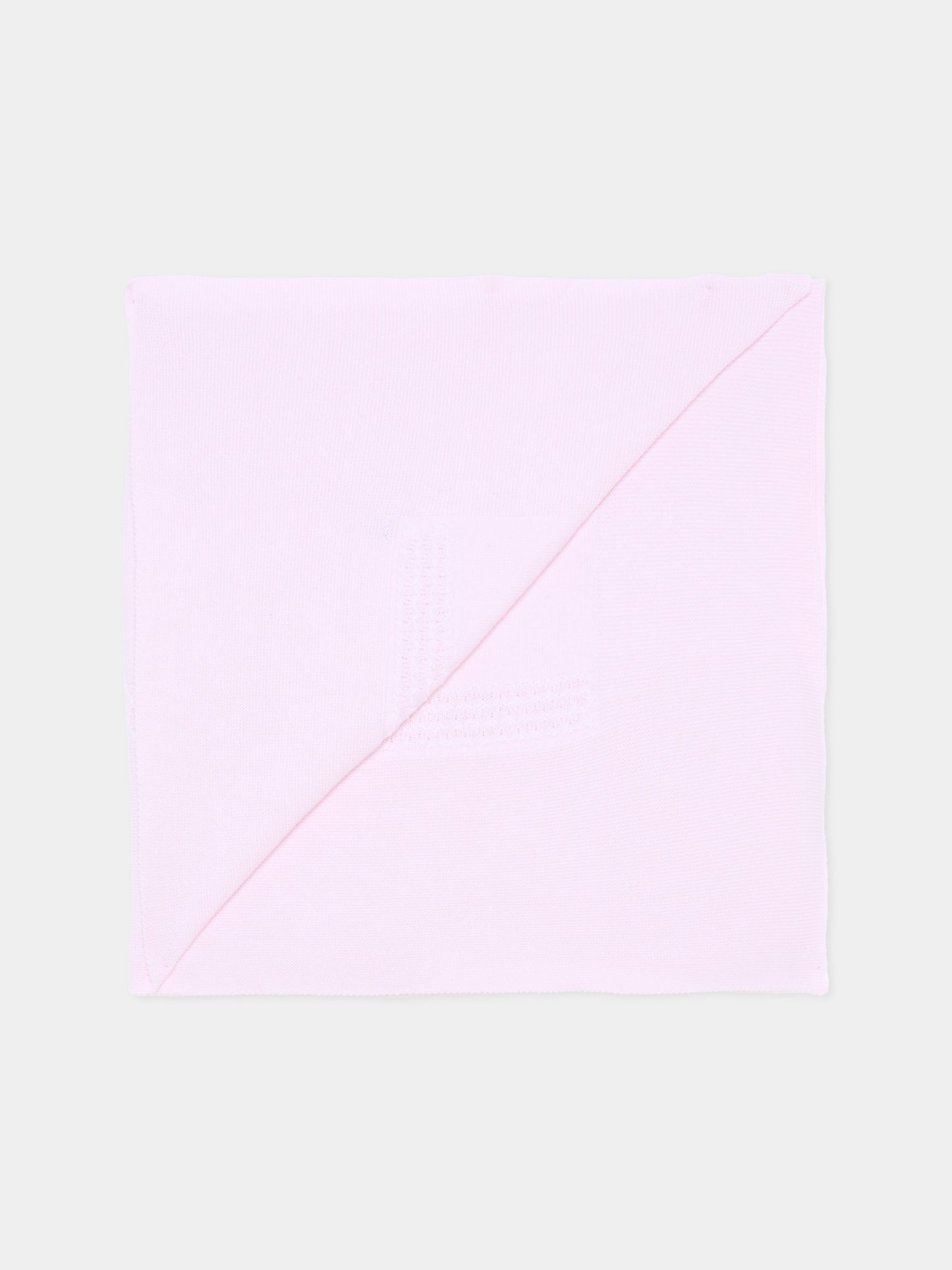 Coperta rosa per neonata in maglia,Martín Aranda,021-11322 P03