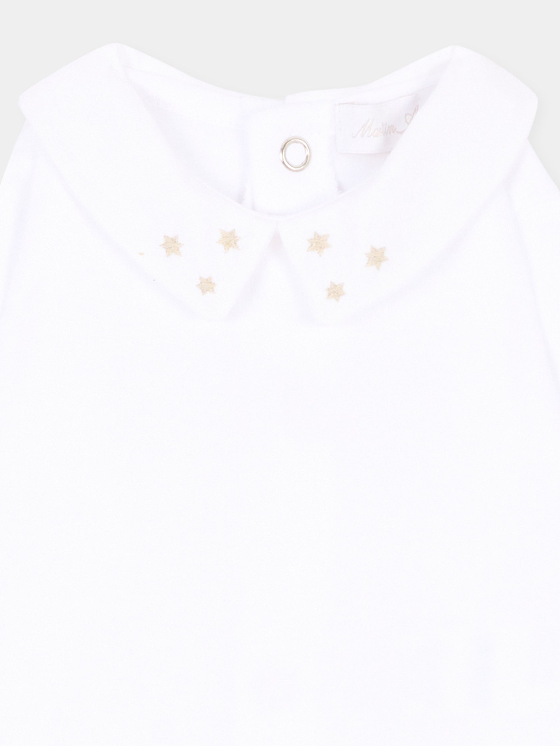Body bianco per neonati con stelle,Martín Aranda,026-27335 PW01