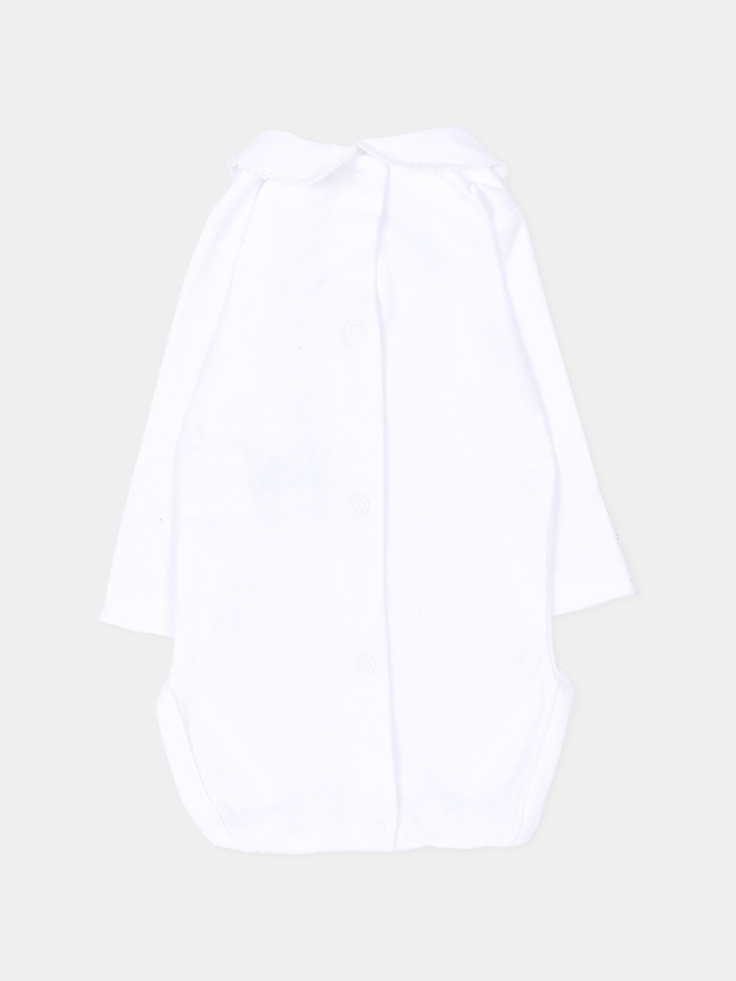 Body bianco per neonati con colletto,Martín Aranda,026-24335 PW01