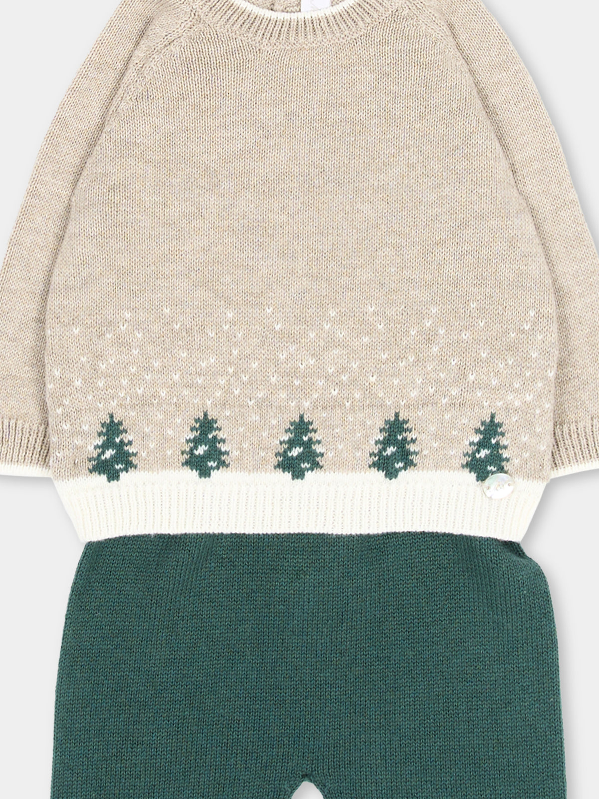 Completo nascita beige con alberi per neonati,Martín Aranda,004-10330 E70_4