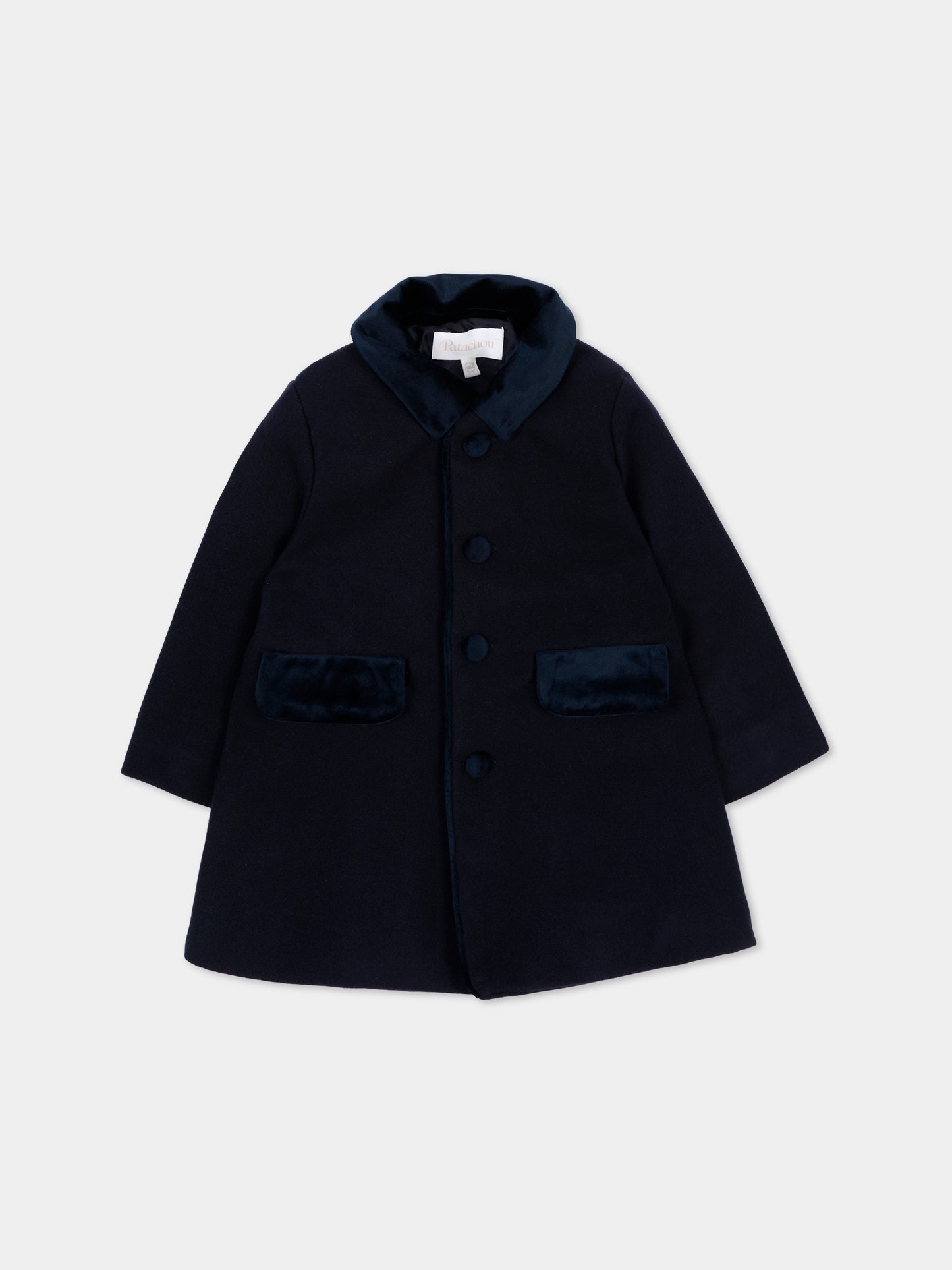 Cappotto blu per neonato,Patachou,PAP 47 CA4333380 360