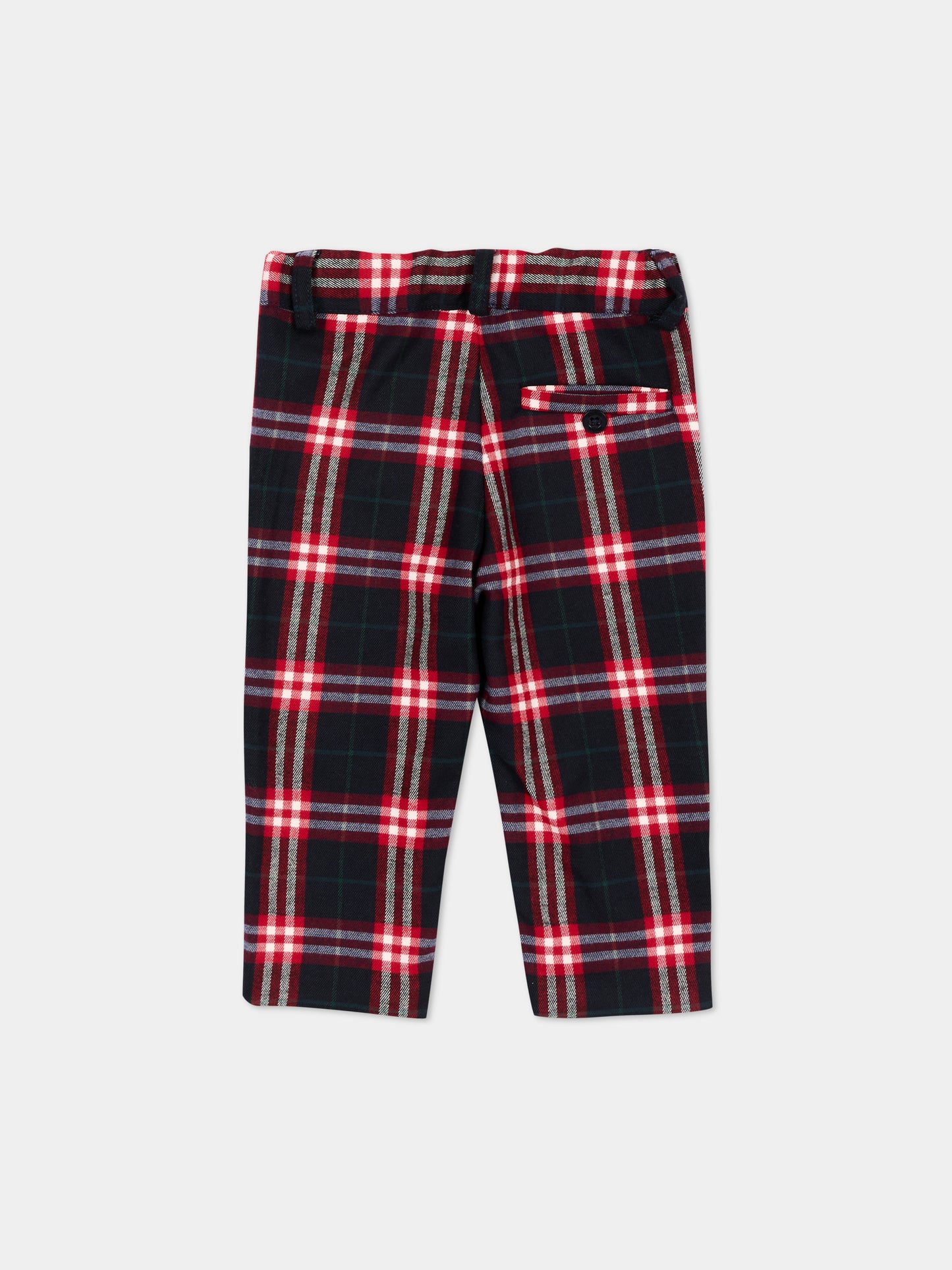 Pantalone blu tartan per neonato,Patachou,PAP 47 CAL4333368 Z0162