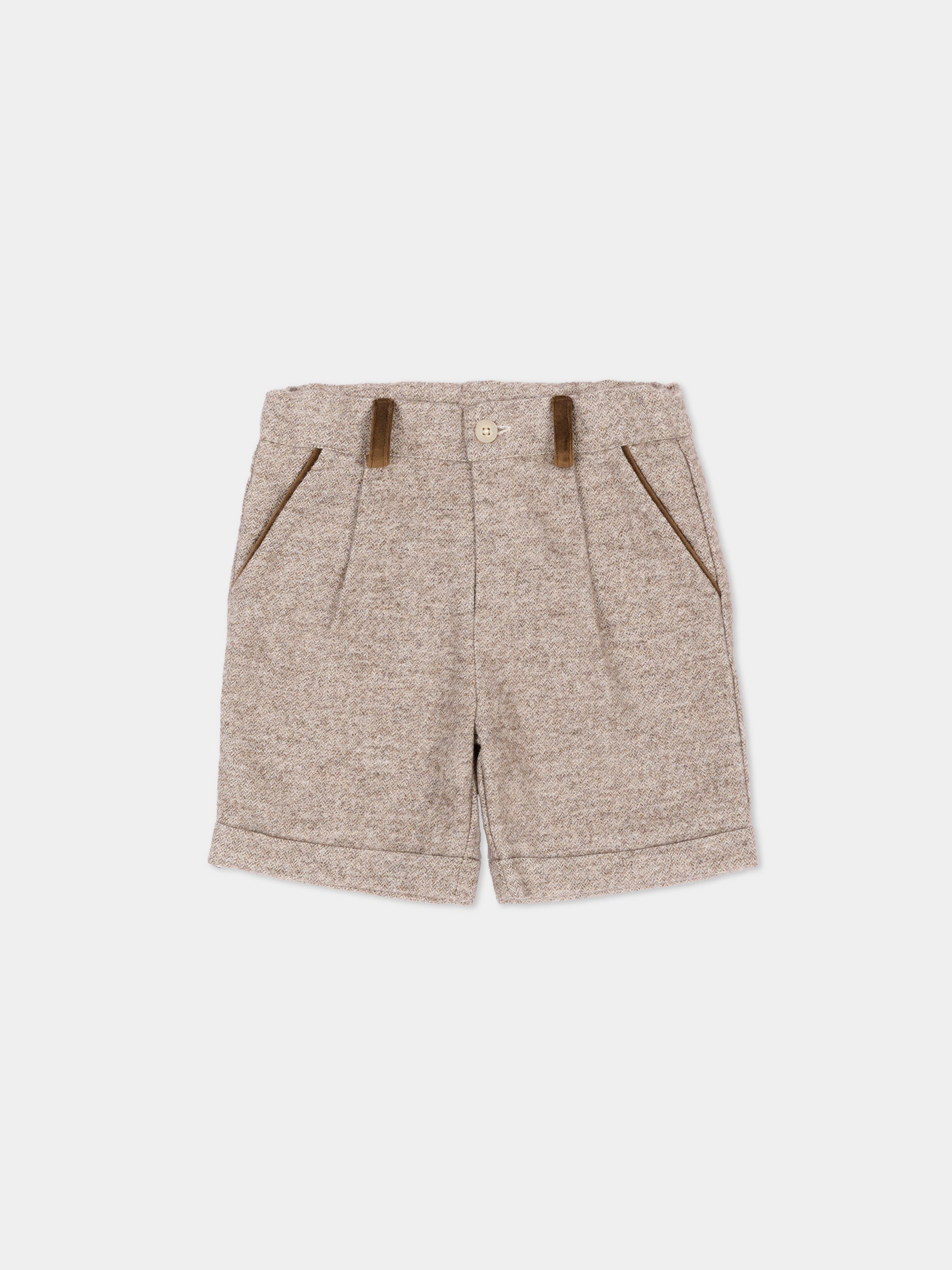 Shorts beige per neonato,Patachou,PAP 47 CL4333386 180