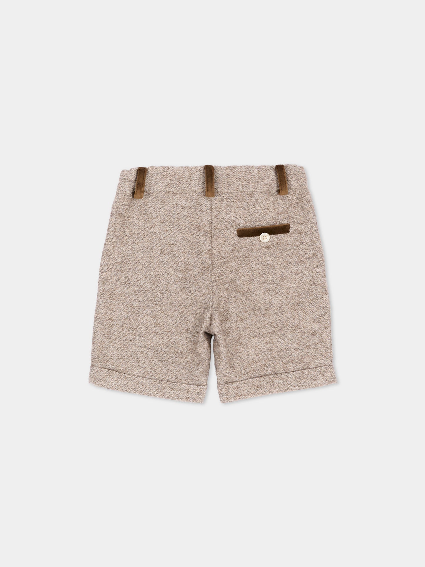 Shorts beige per neonato,Patachou,PAP 47 CL4333386 180