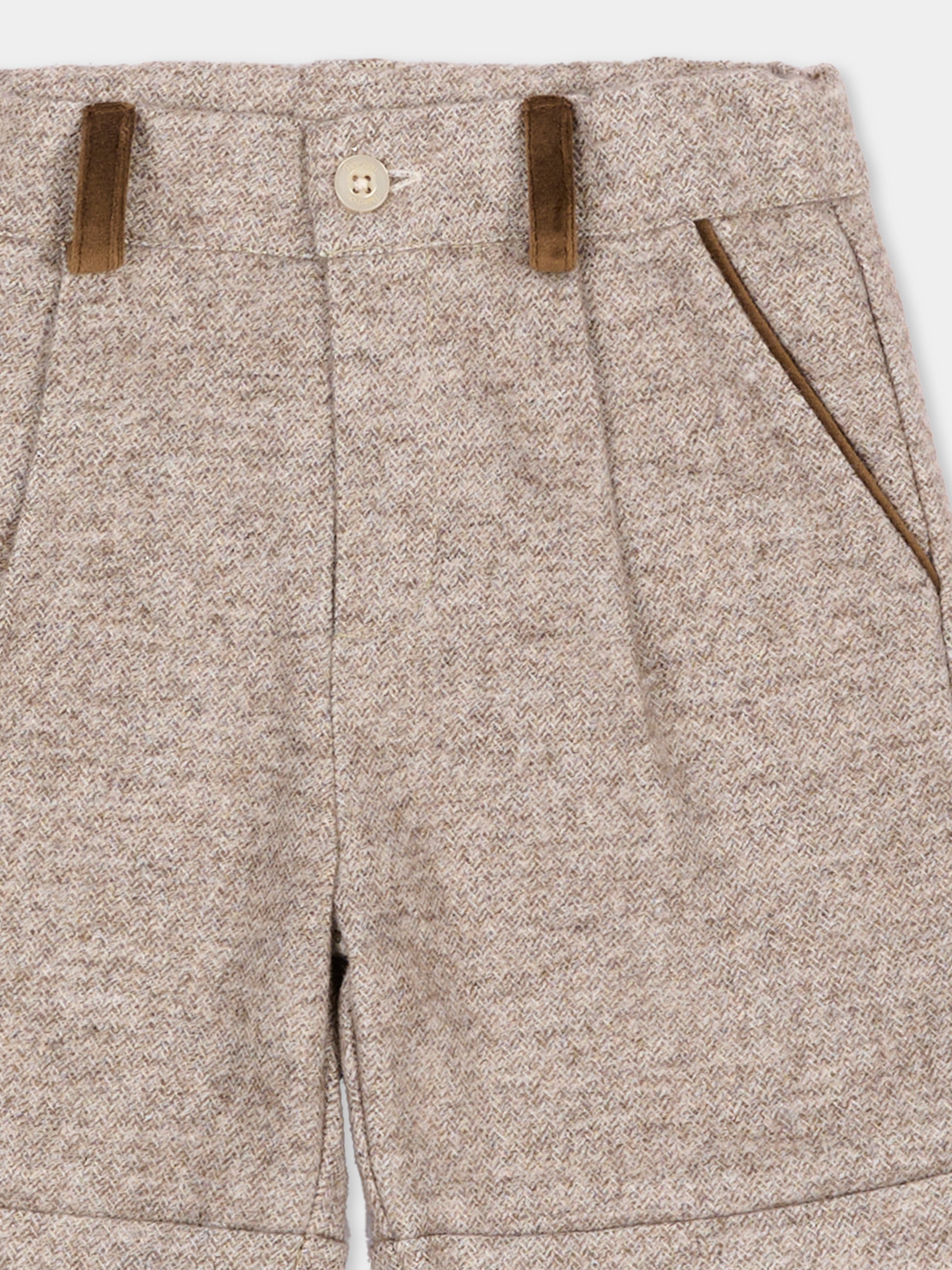 Shorts beige per neonato,Patachou,PAP 47 CL4333386 180