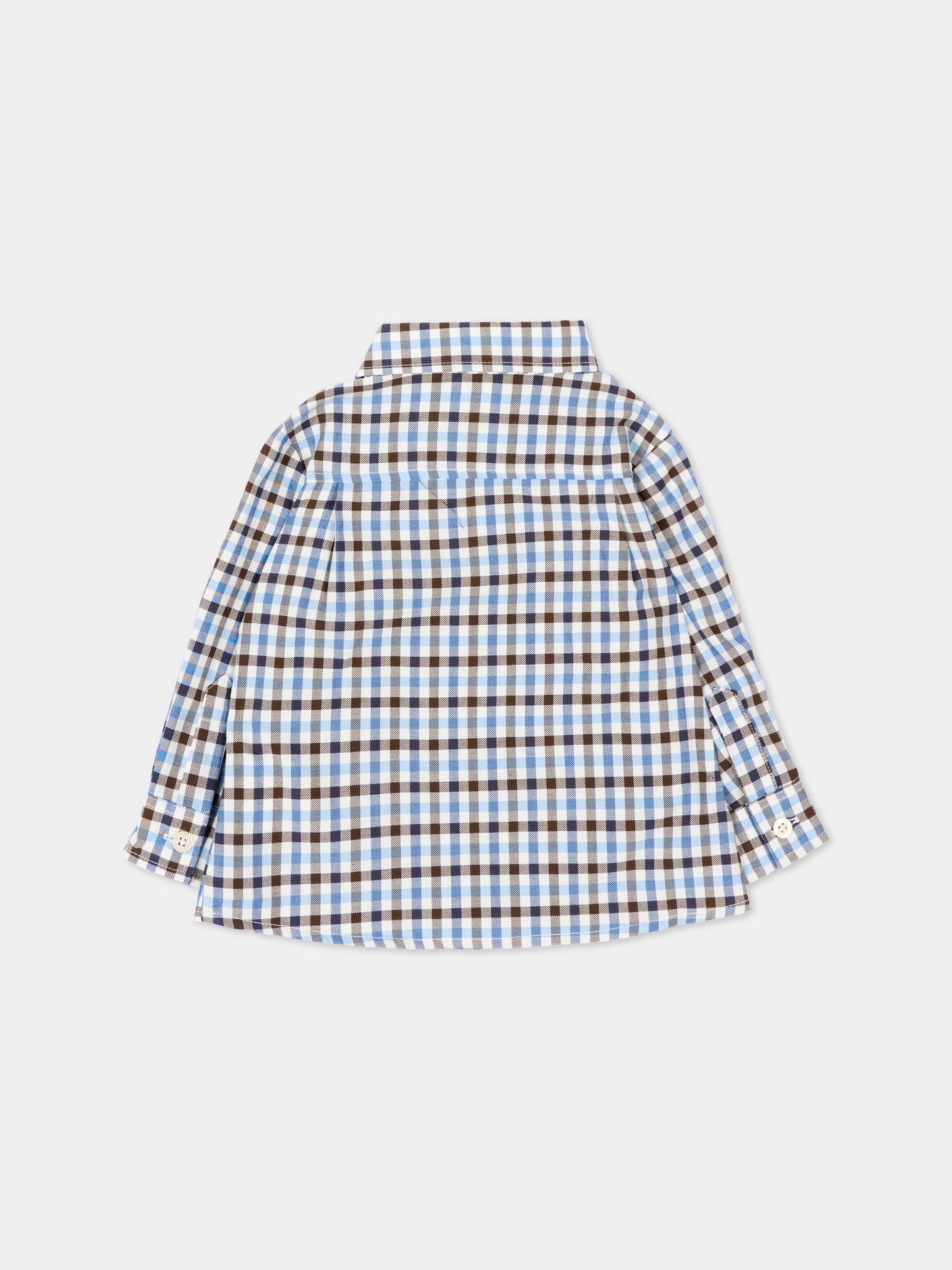 Camicia a manica lunga per neonato a quadri,Patachou,PAP 47 CM4333326 B0075