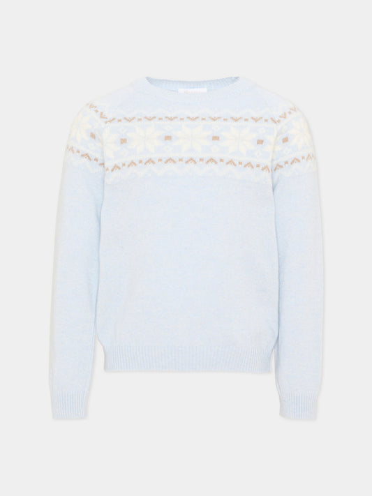 Maglione celeste per bambino,Patachou,PAP 47 SWE4333364 303
