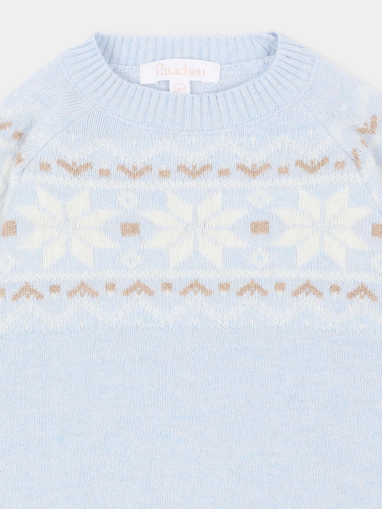 Maglione celeste per neonato,Patachou,PAP 47 SWE4333364 303