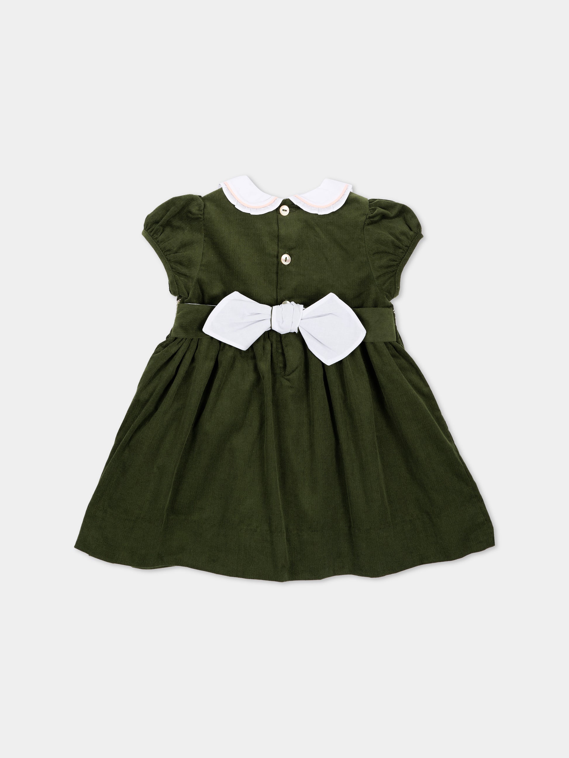 Abito elegante verde per neonata,Kidiwi Handmade,37081 TM276