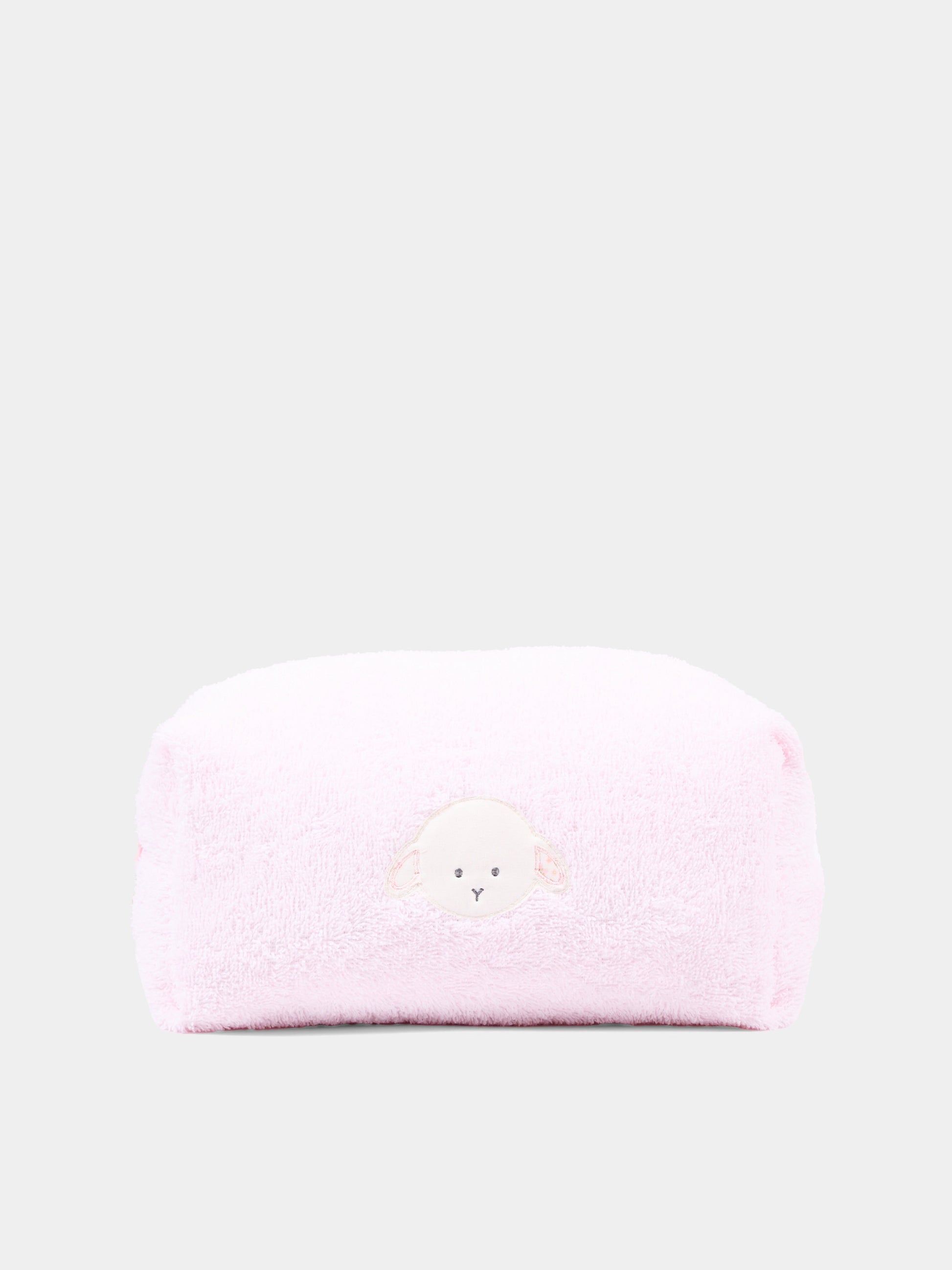 Pochette rosa per neonata con agnellino Olive,Le Boo Beebè,BRR021 30
