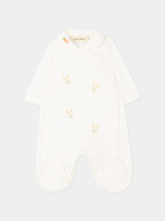 Tutina avorio per neonati con coniglietto Palin,Le Boo Beebè,CB027 T351 20