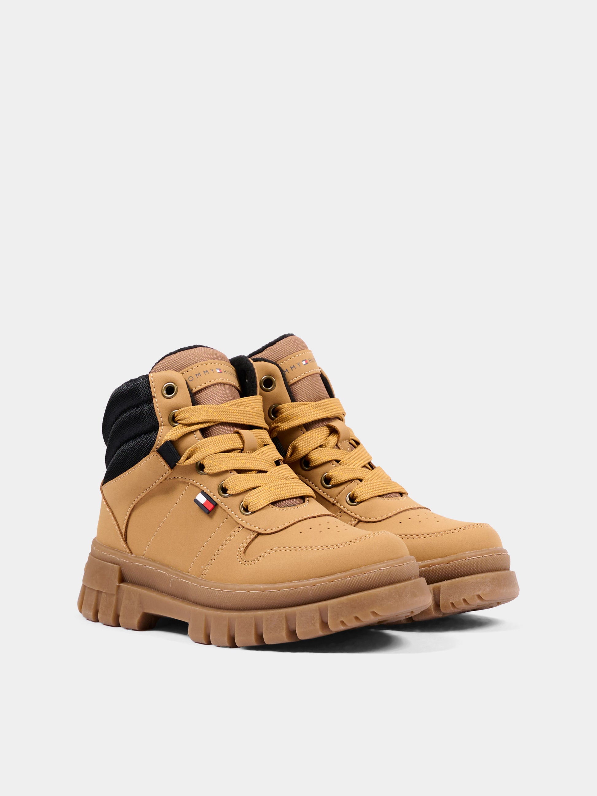 Sneakers bianche per neonato con velcro,Tommy Hilfiger Junior,T3X5 35292 0316A253