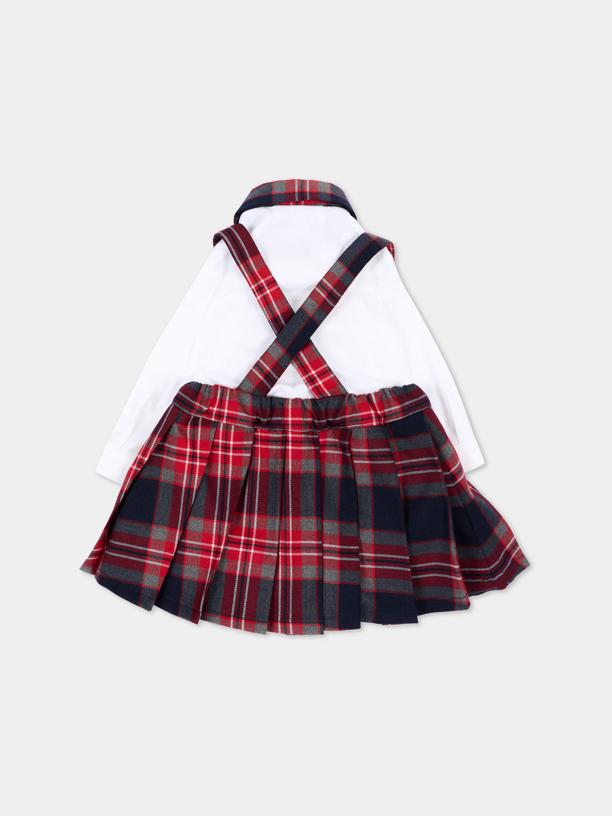 Completo elegante tartan per neonata,Colorichiari,FF438759 2088 95