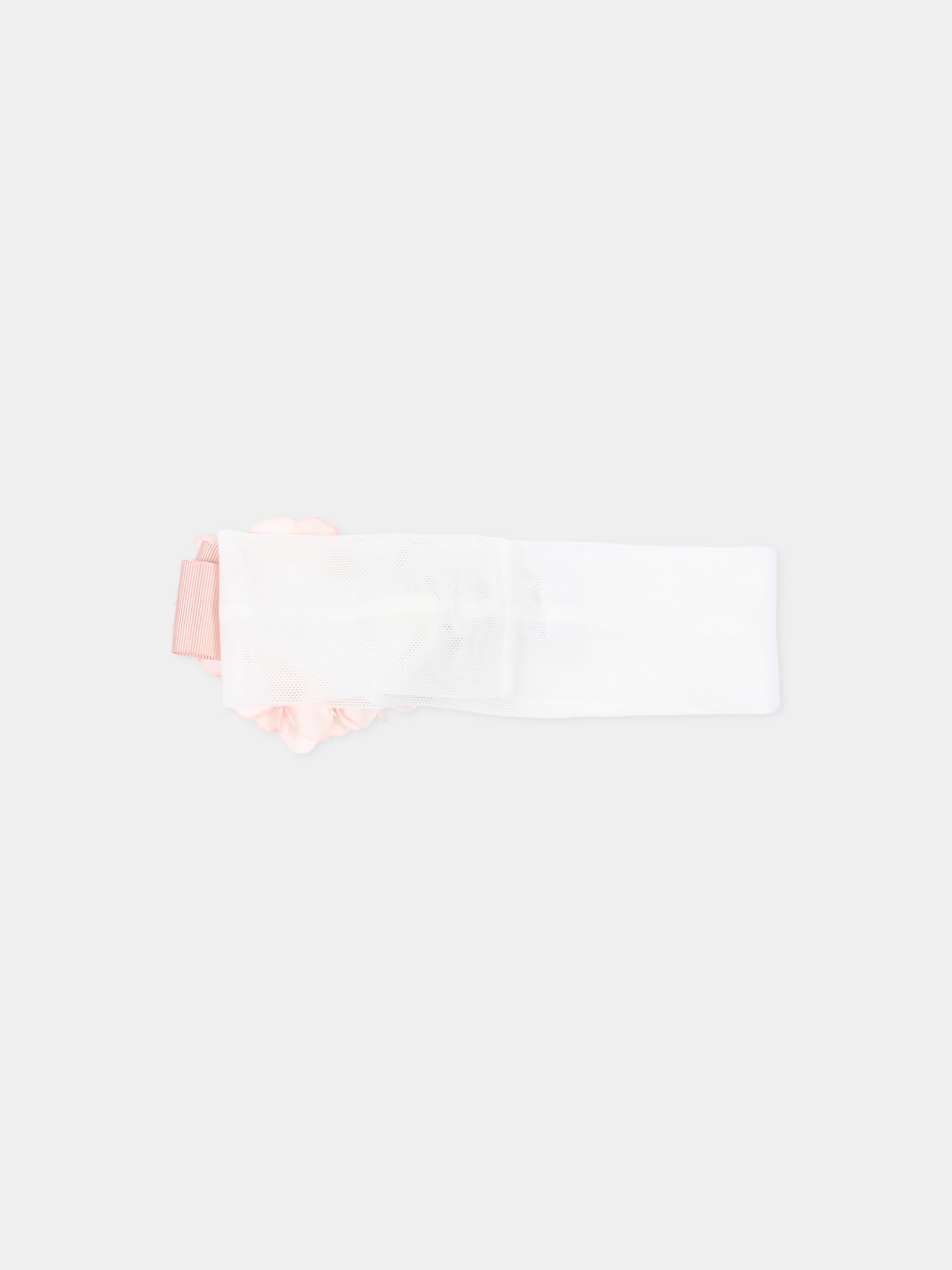 Fascia avorio per neonata con fiore,Colorichiari,FN978865 AF814 83