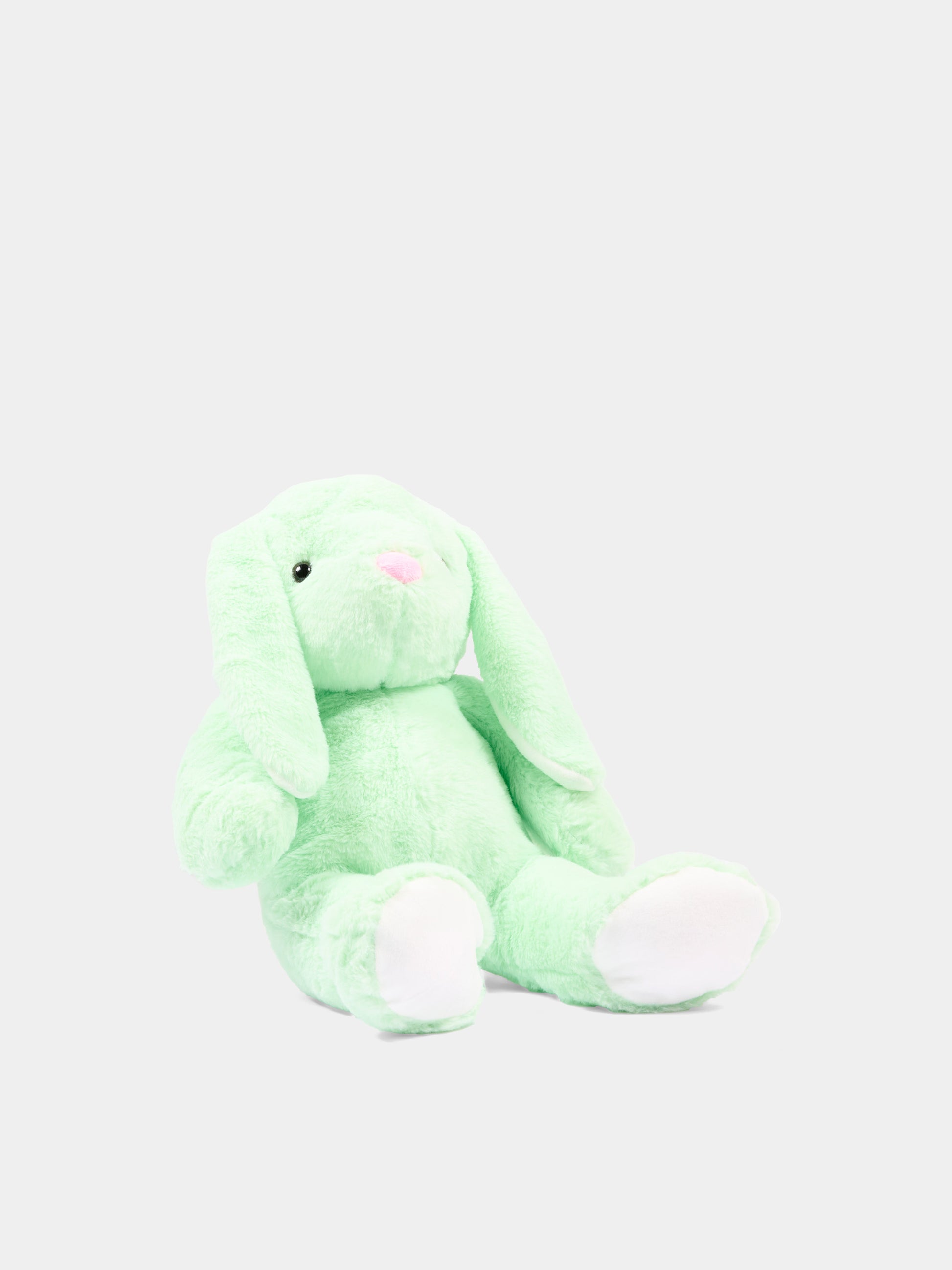Peluche verde Coniglio Palin per neonati,Le Boo Beebè,PALIN VERDE