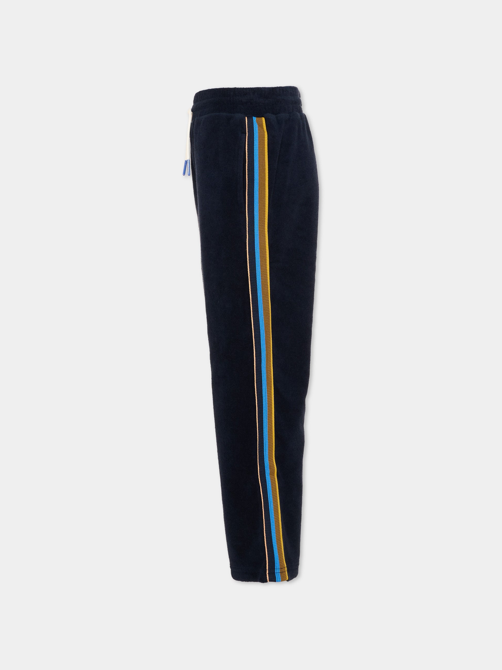 Pantalone blu per bambino con bande,Scotch&soda,183315 401
