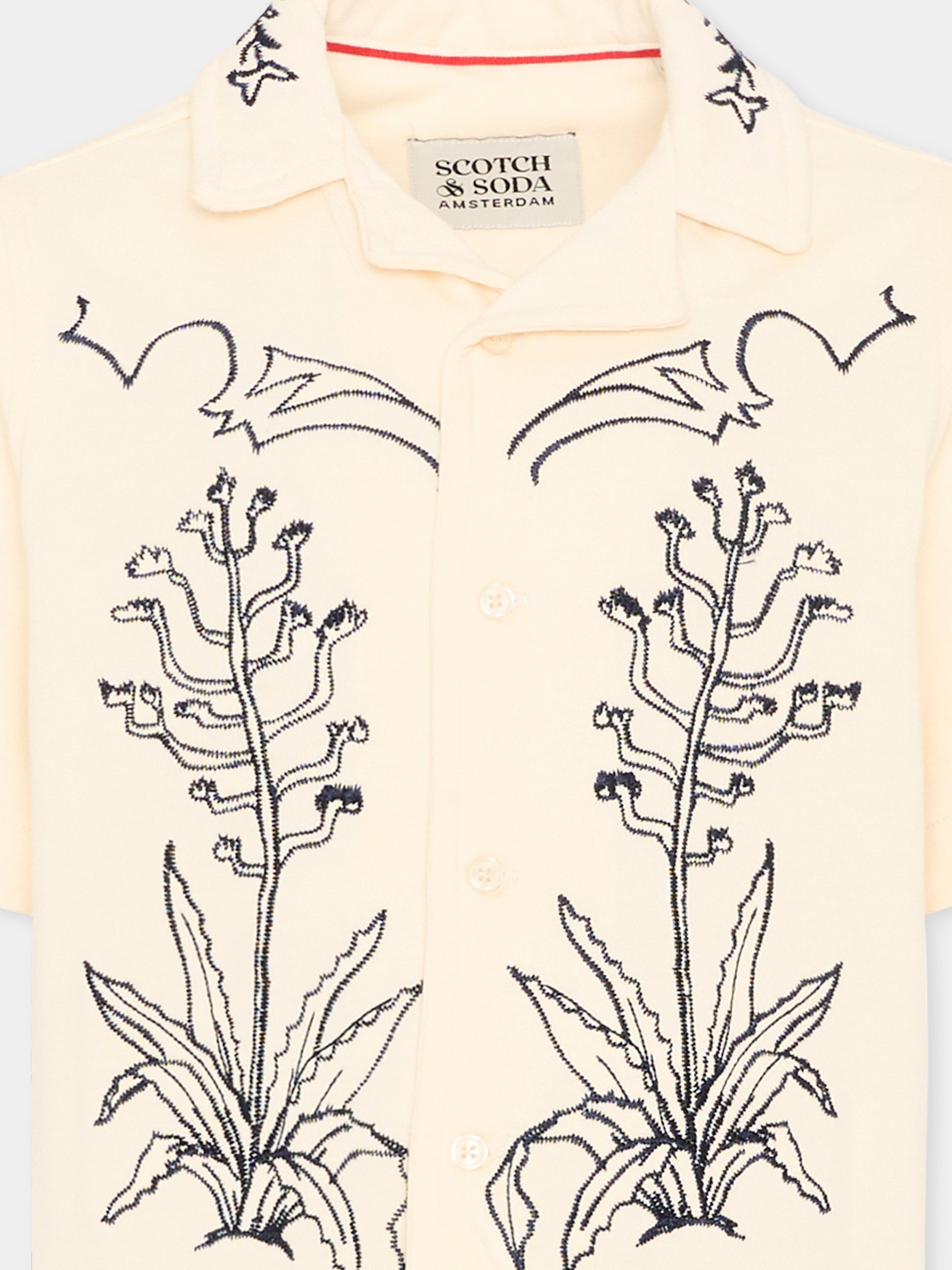 Camicia avorio per bambino con ricami,Scotch&soda,181967 270