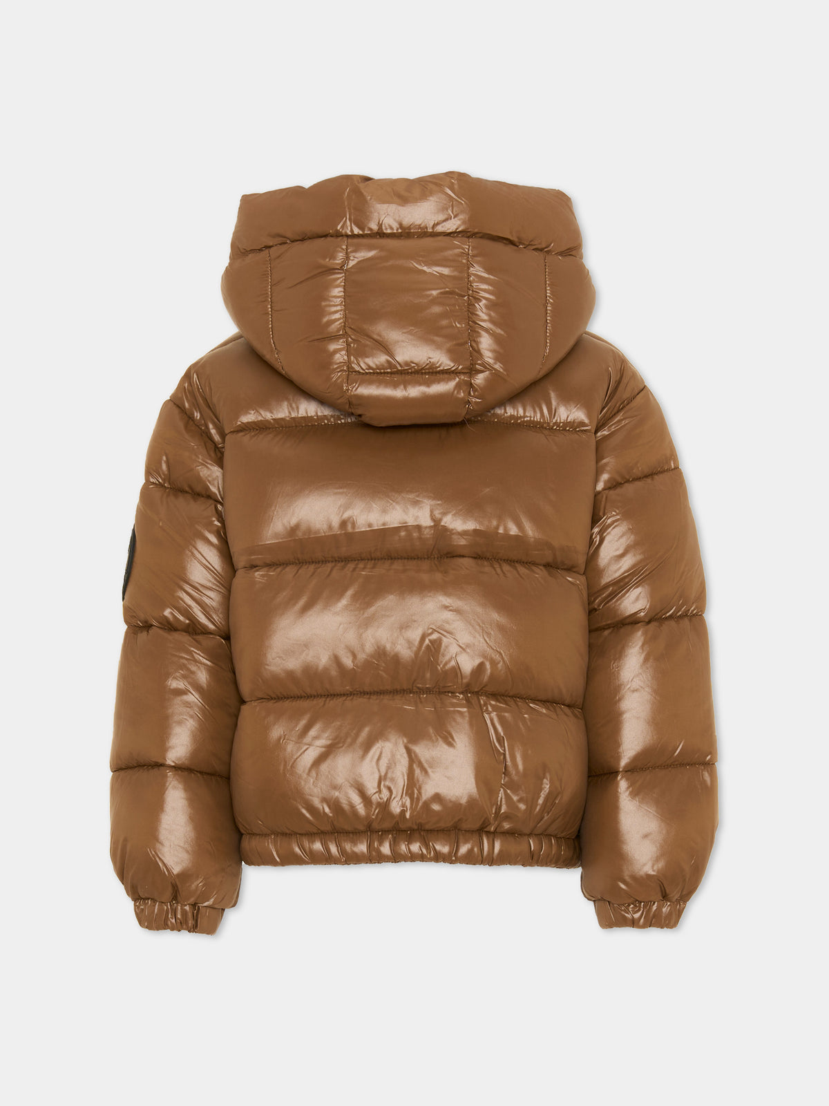 Piumino marrone Uma per bambina,Save The Duck Kids,J32978G LOVE23 40054
