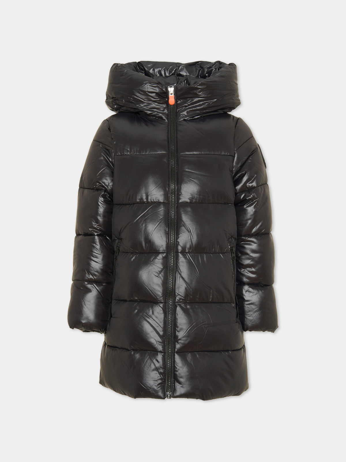 Piumino nero Millie per bambina,Save The Duck Kids,J45510G LOVE21 10000