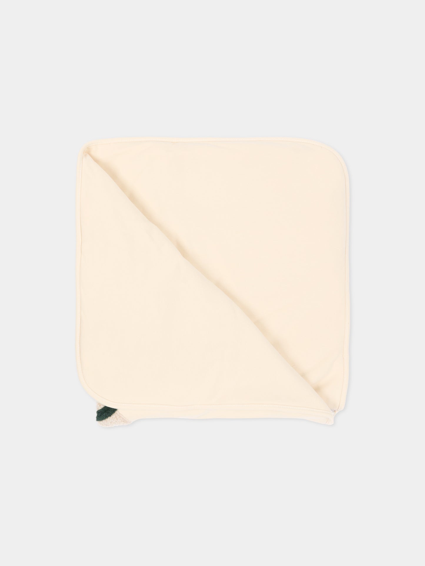 Coperta beige per neonati con orsetto,Nanán,I26170BE