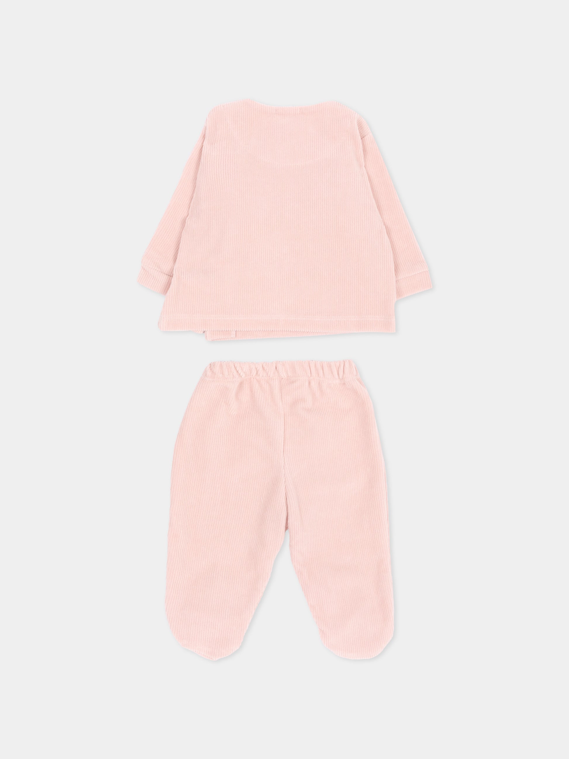 Completo nascita rosa per neonata con fiocchi,Nanán,I26421R