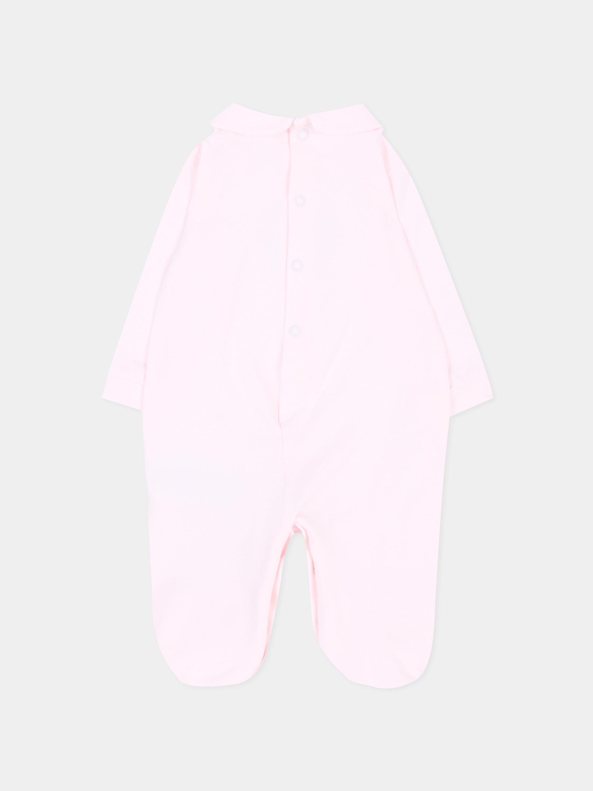 Tutina rosa per neonata con scoiattolo,Nanán,I26012R