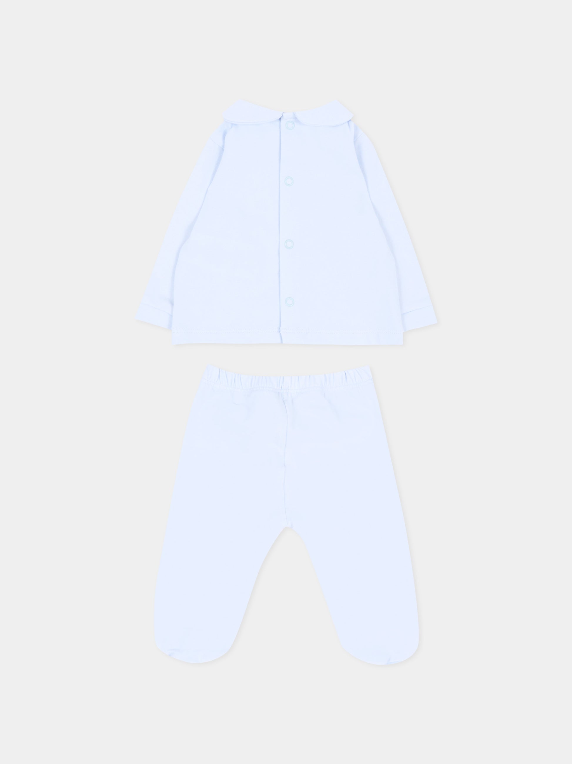 Completo nascita azzurro per neonato con scoiattolo,Nanán,I26013A