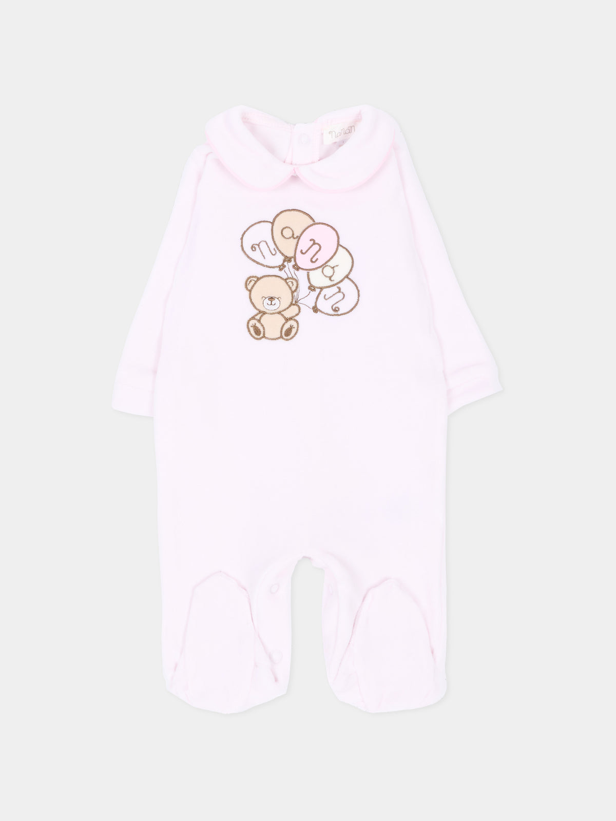 Tutina rosa per neonata con orsetto,Nanán,I26001R