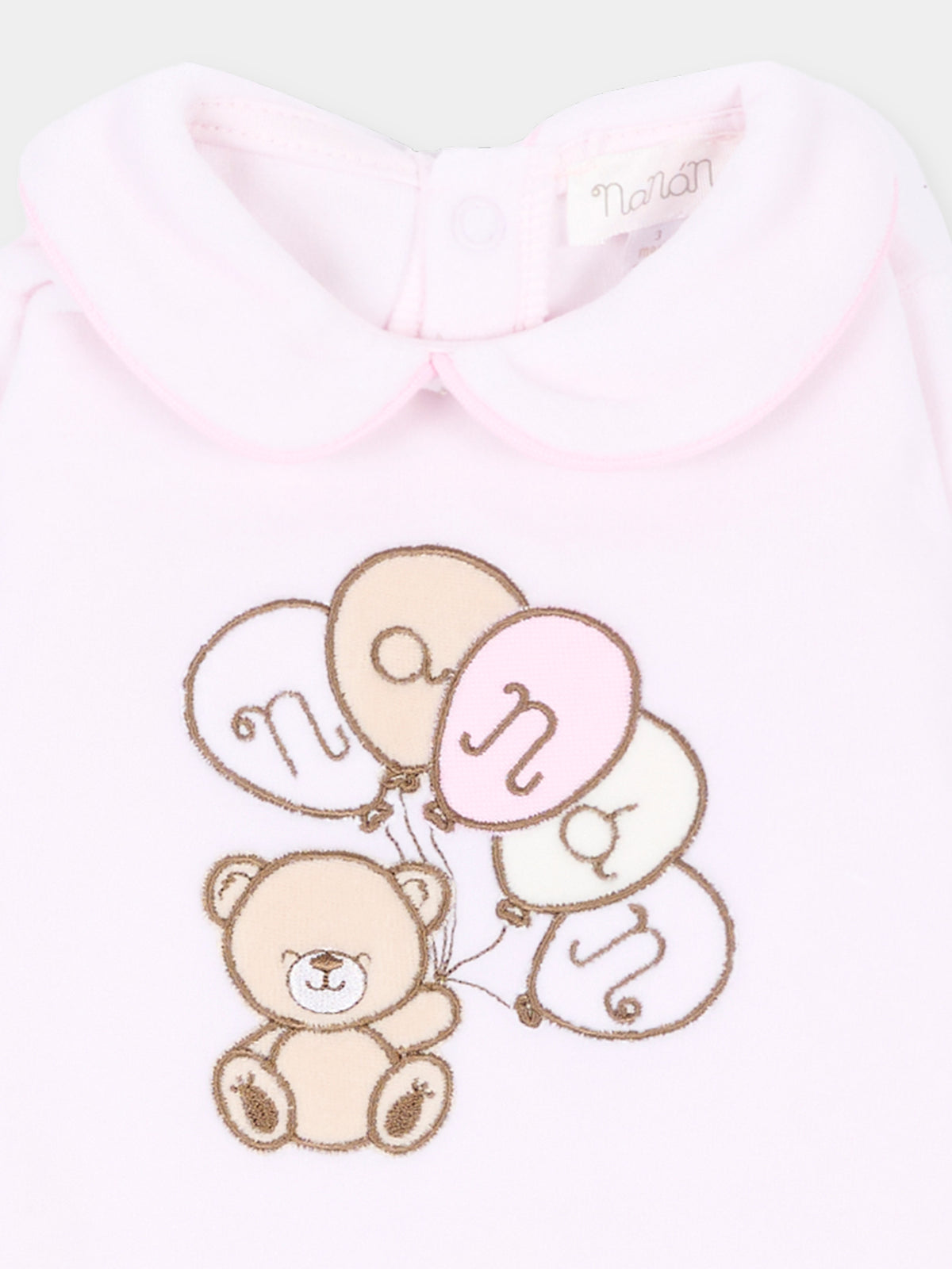 Tutina rosa per neonata con orsetto,Nanán,I26001R